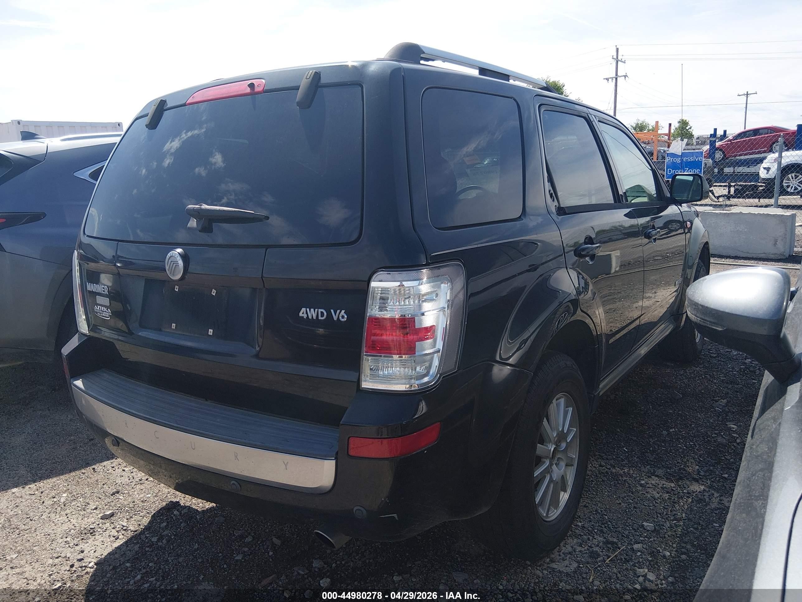 2008 Mercury Mariner Premier Черный vin: 4M2CU97128KJ53381