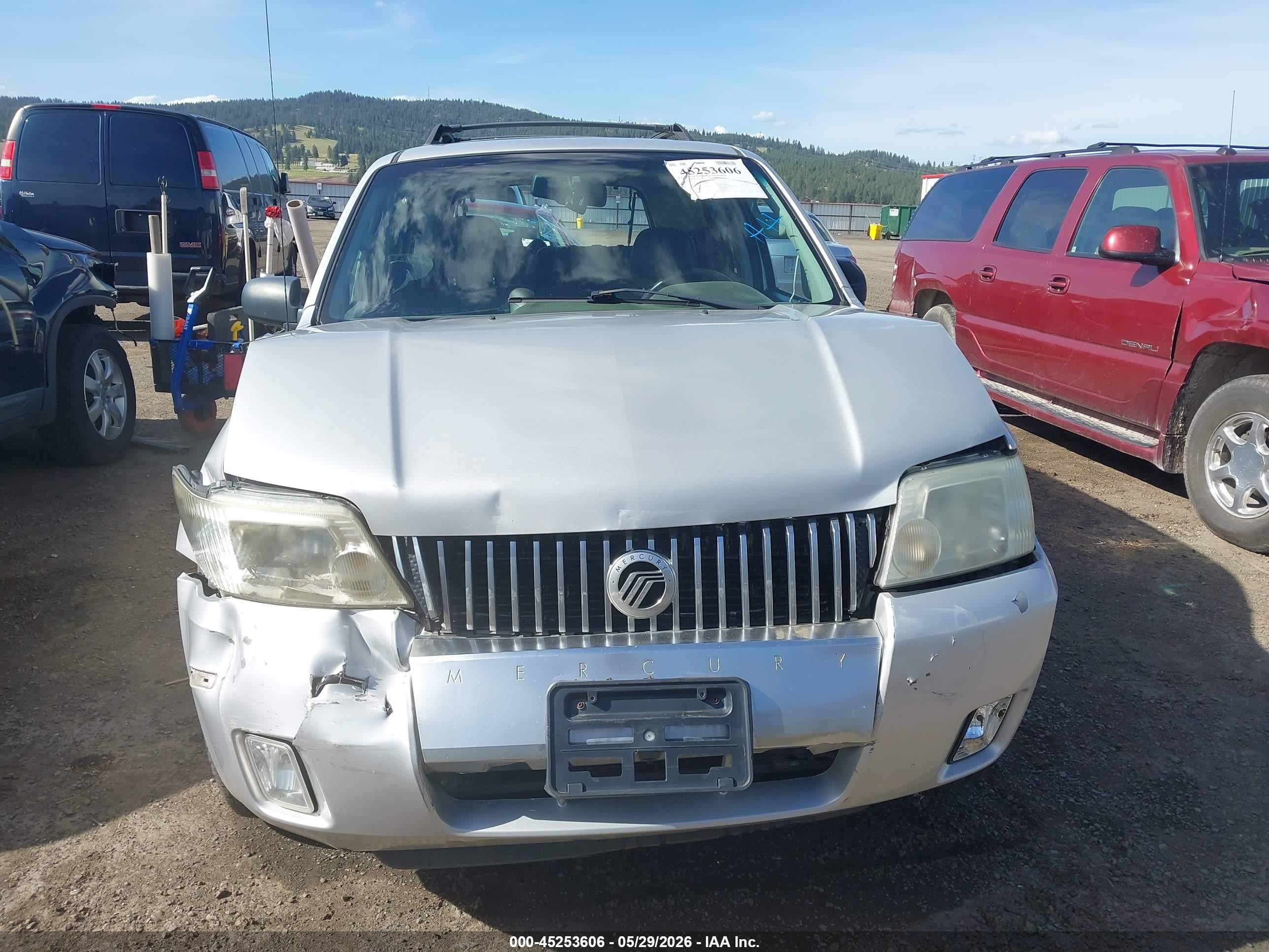 2007 Mercury Mariner Premier Silver vin: 4M2CU97137KJ14457