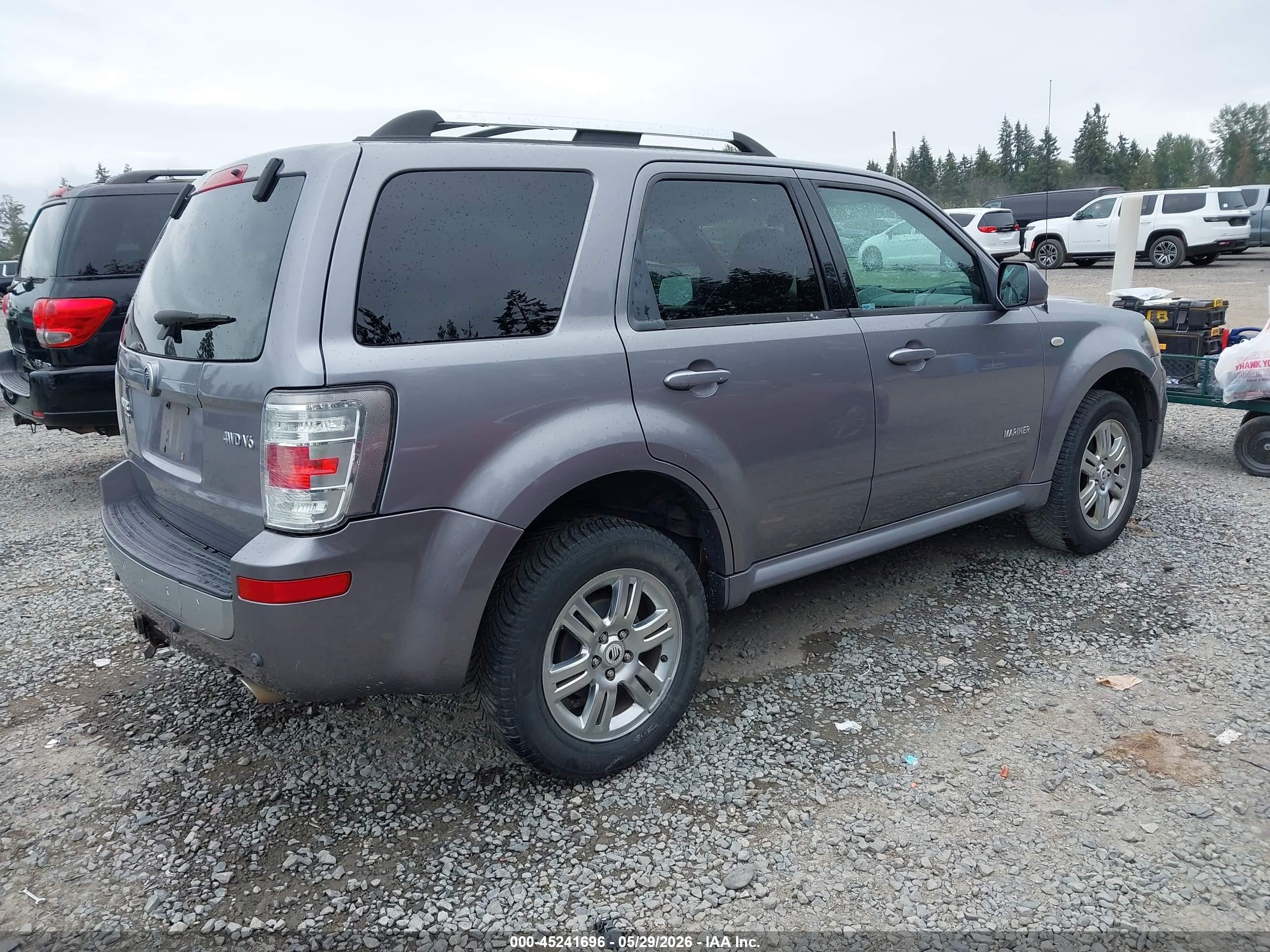 2008 Mercury Mariner Premier Pewter vin: 4M2CU97138KJ14797