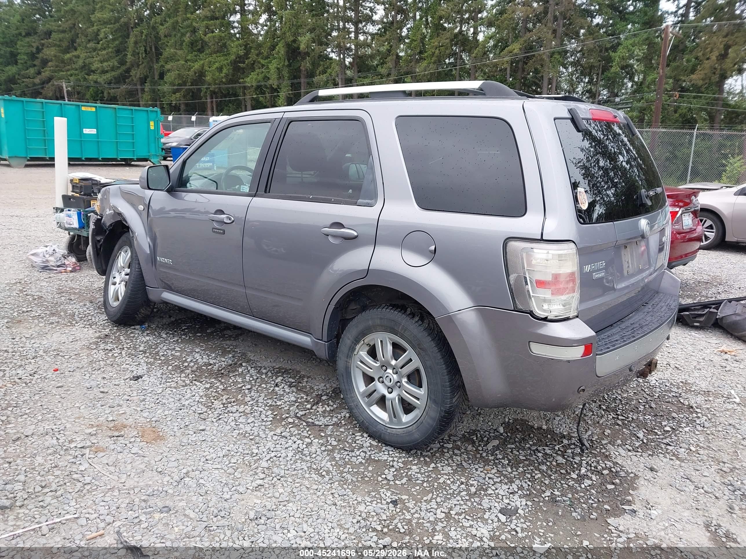 2008 Mercury Mariner Premier Pewter vin: 4M2CU97138KJ14797