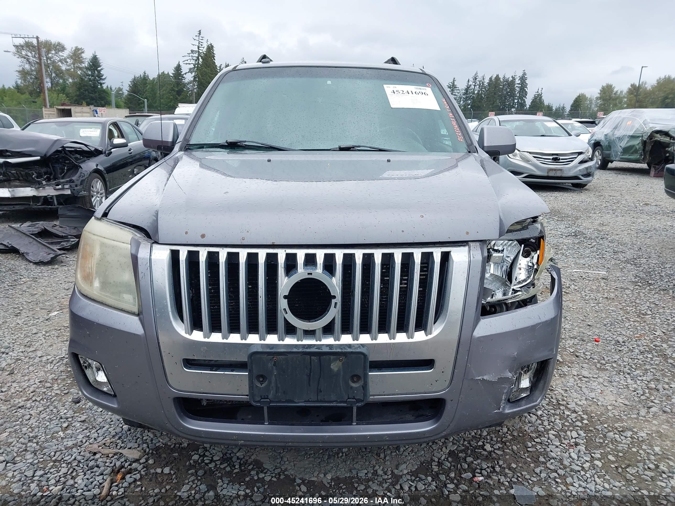 2008 Mercury Mariner Premier Pewter vin: 4M2CU97138KJ14797