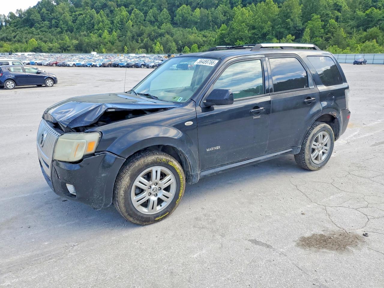 2008 Mercury Mariner Premier Black vin: 4M2CU97138KJ27954