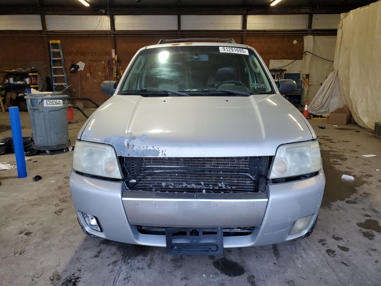 2007 Mercury Mariner Premier Silver vin: 4M2CU97147KJ02737