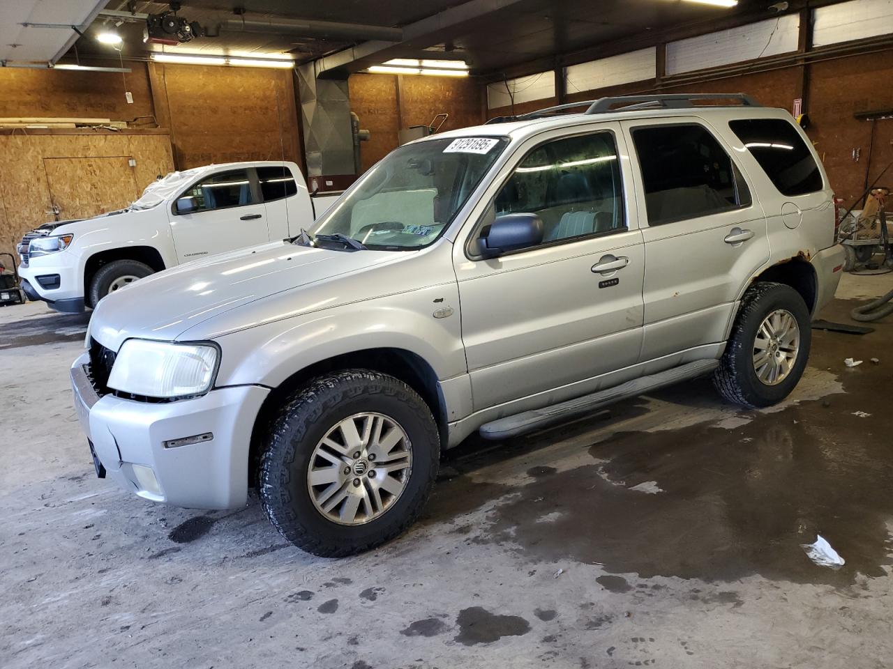 2007 Mercury Mariner Premier Silver vin: 4M2CU97147KJ02737