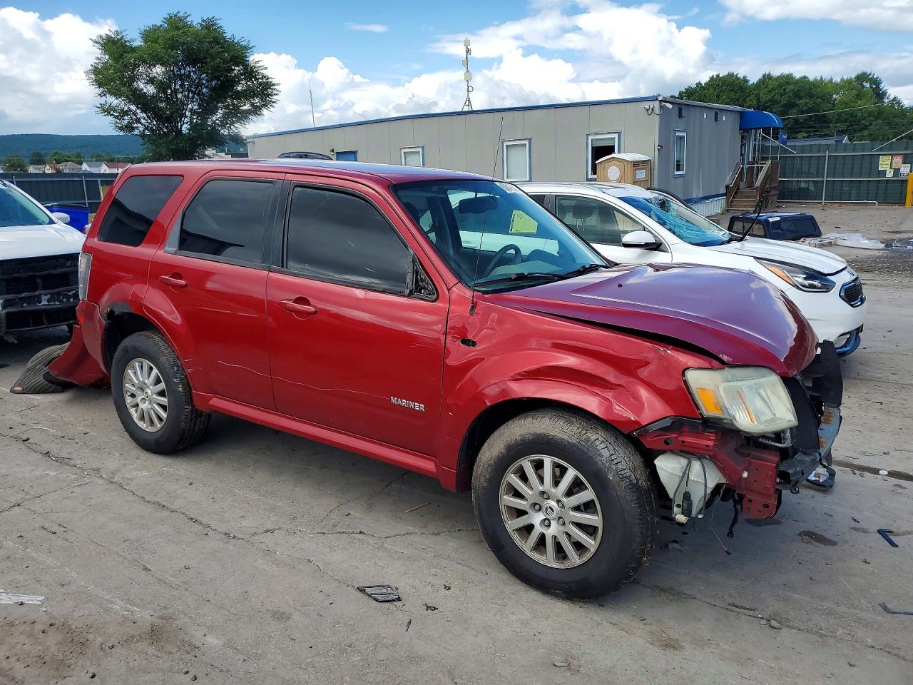 2008 Mercury Mariner Premier Red vin: 4M2CU97148KJ36730