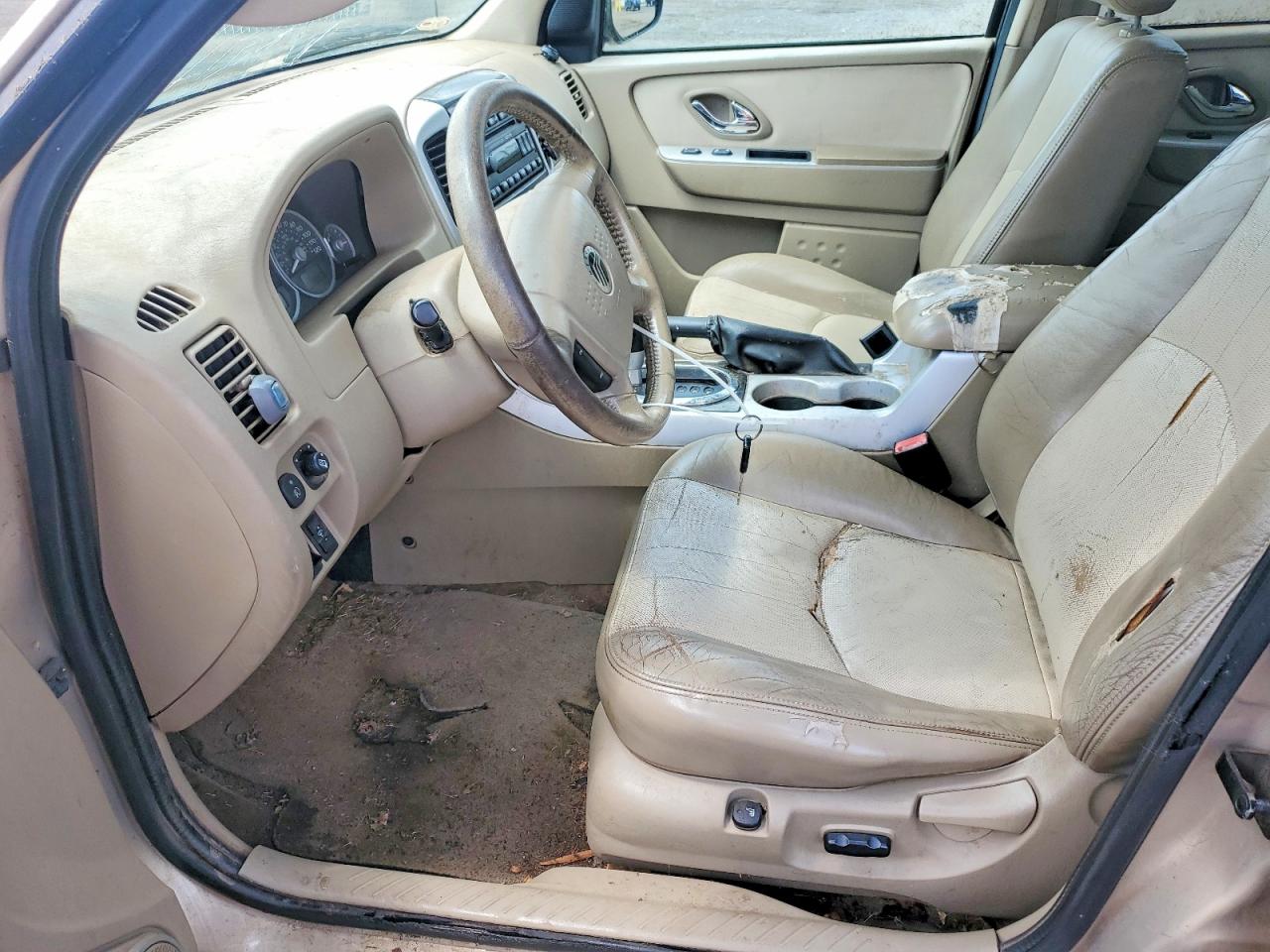 2007 Mercury Mariner Premier Tan vin: 4M2CU97167KJ10032
