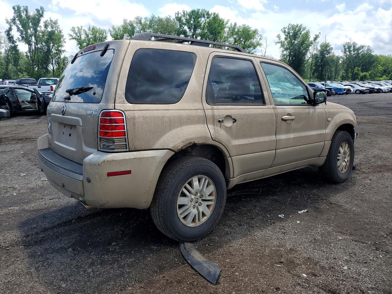 2007 Mercury Mariner Premier Tan vin: 4M2CU97167KJ10032