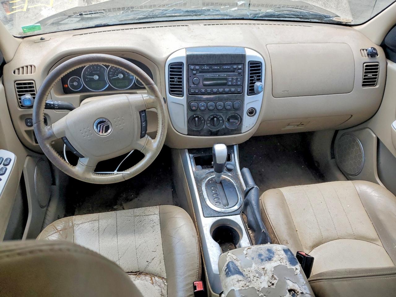 2007 Mercury Mariner Premier Tan vin: 4M2CU97167KJ10032