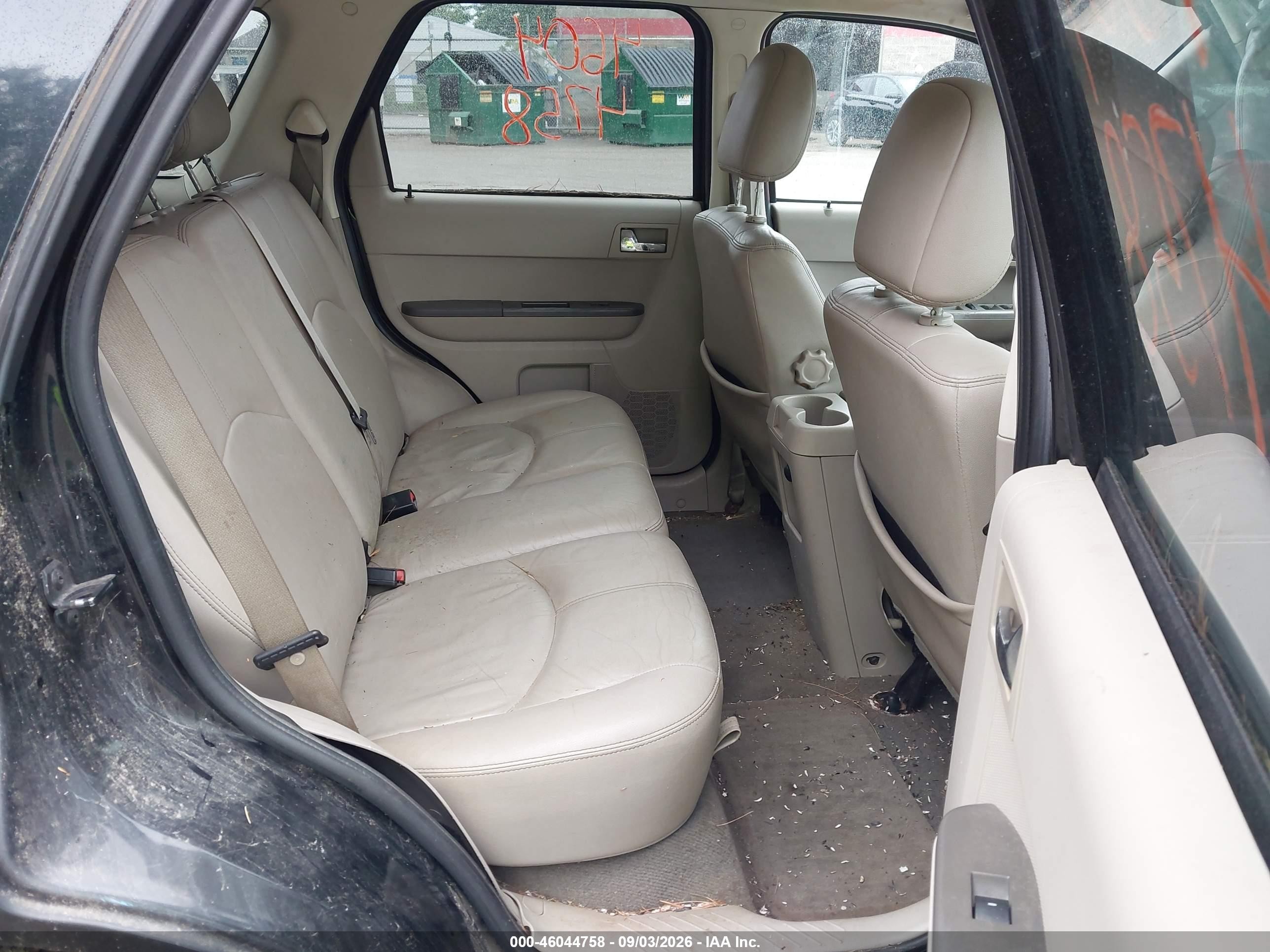 2008 Mercury Mariner Premier Black vin: 4M2CU97168KJ34722