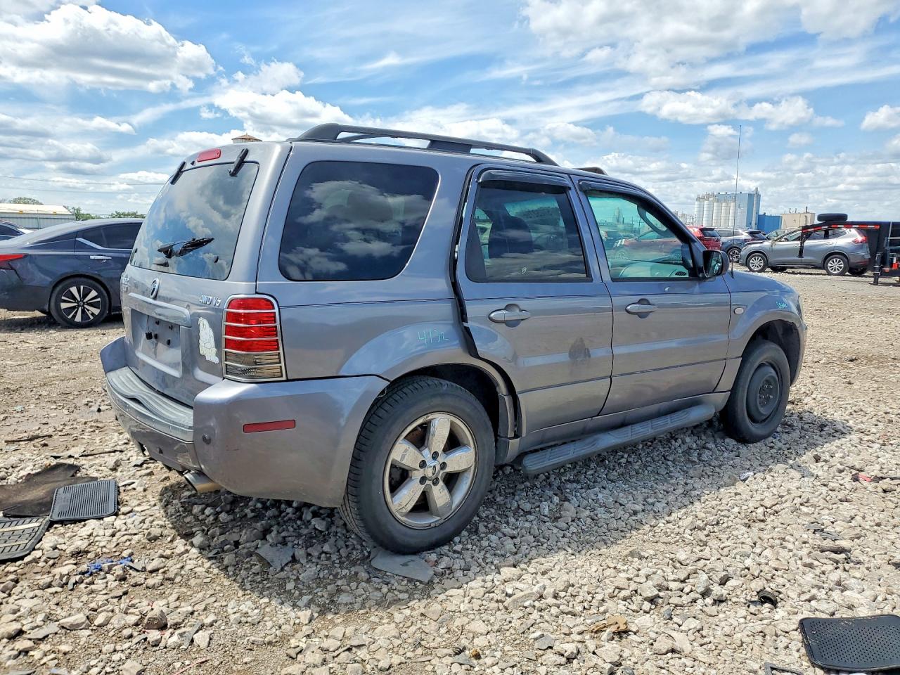 2007 Mercury Mariner Premier Серебряный vin: 4M2CU97177KJ11626
