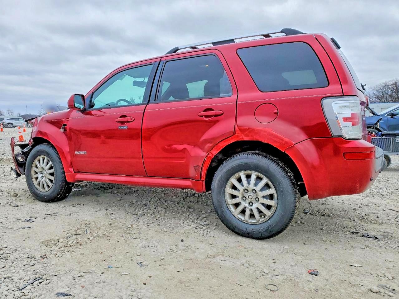 2008 Mercury Mariner Premier Maroon vin: 4M2CU97178KJ20313
