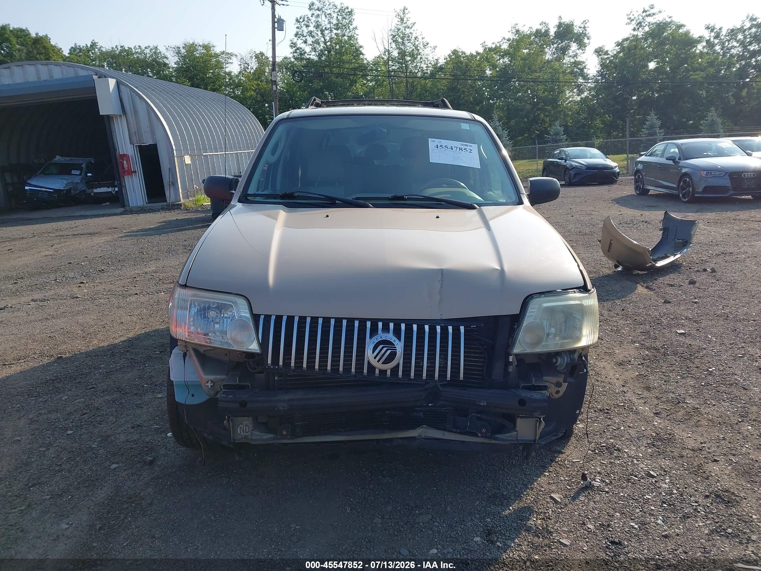 2007 Mercury Mariner Premier Бежевый vin: 4M2CU97187KJ17905