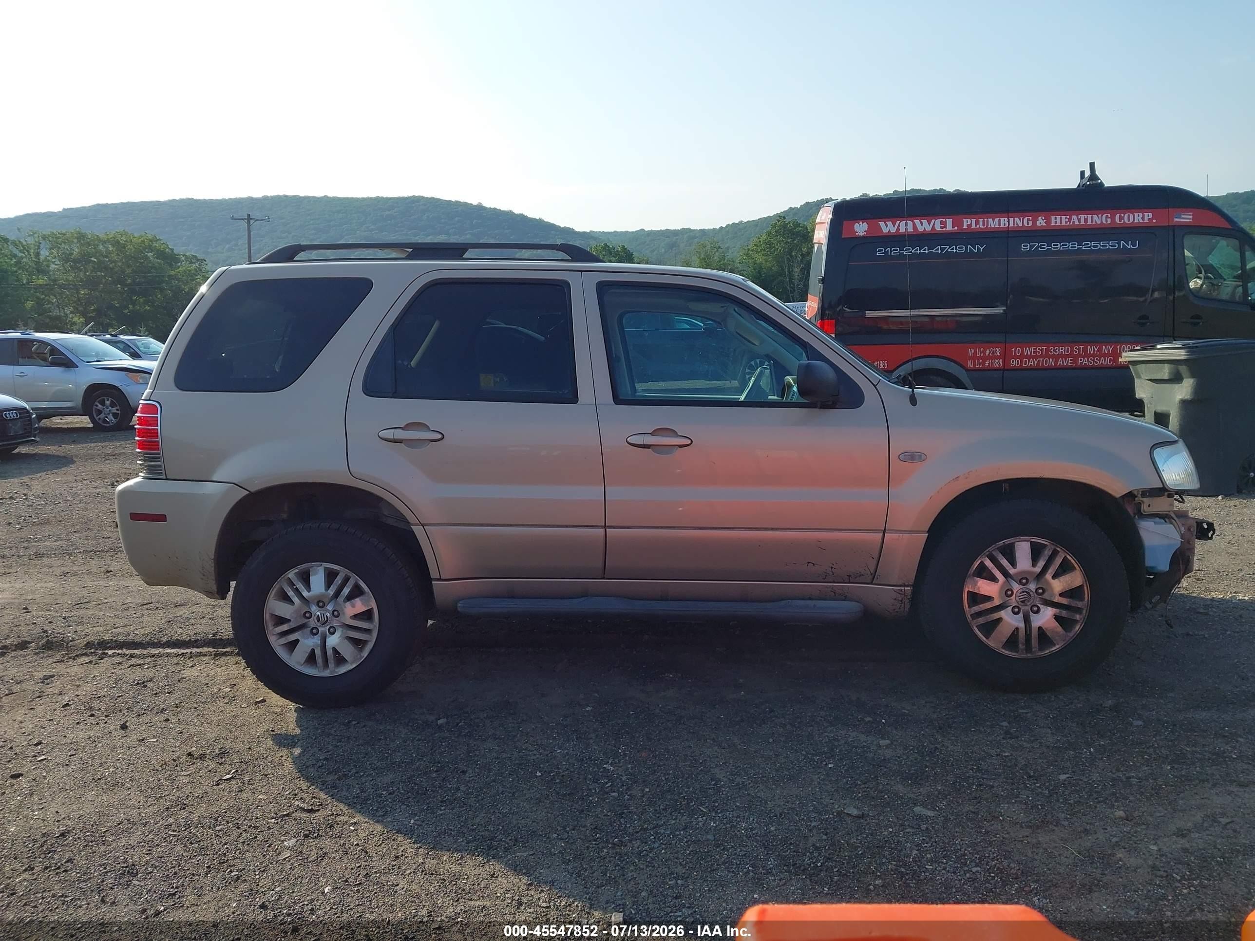 2007 Mercury Mariner Premier Бежевый vin: 4M2CU97187KJ17905
