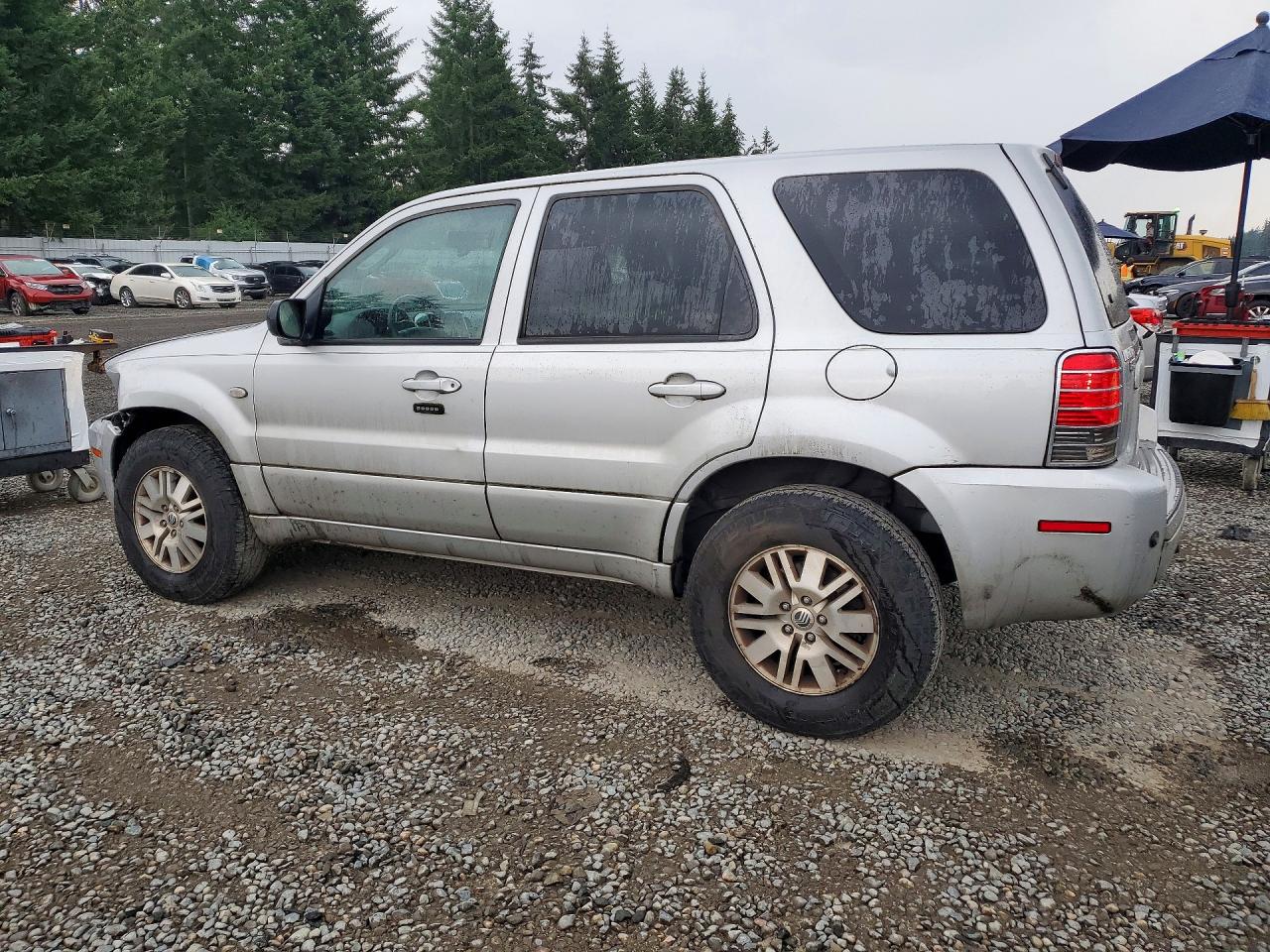 2007 Mercury Mariner Premier Silver vin: 4M2CU97187KJ20481