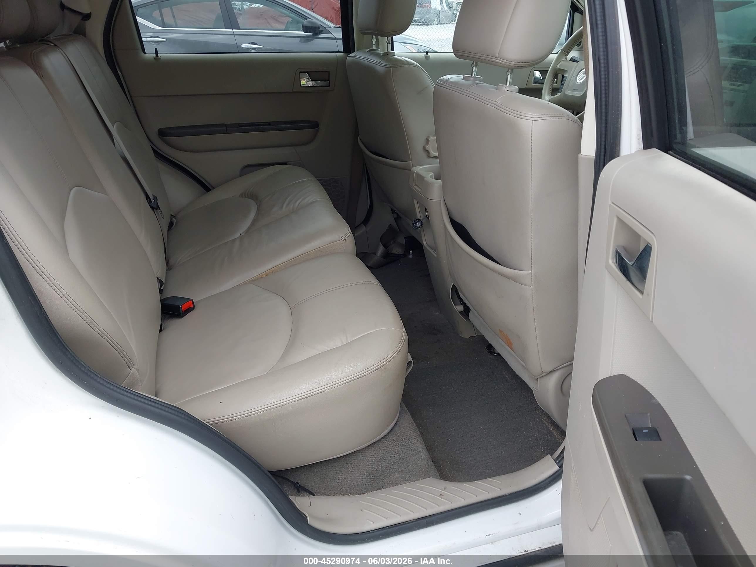2008 Mercury Mariner Premier White vin: 4M2CU97188KJ21230