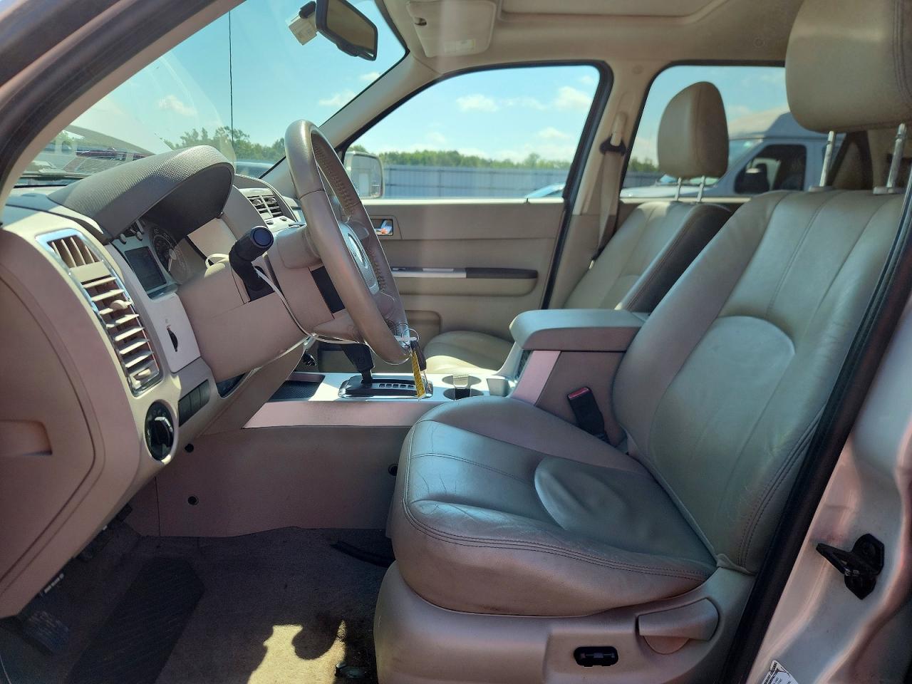 2008 Mercury Mariner Premier White vin: 4M2CU97188KJ43521