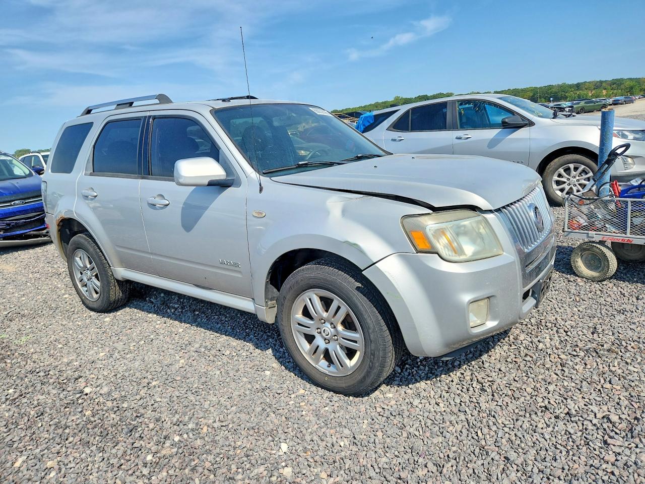 2008 Mercury Mariner Premier Silver vin: 4M2CU971X8KJ40409