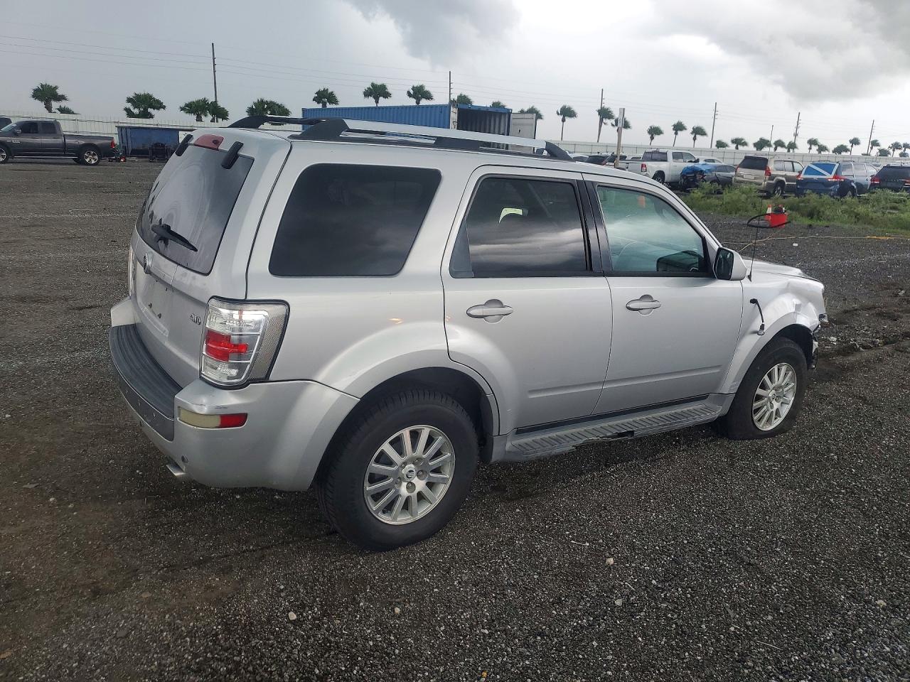 2009 Mercury Mariner Premier Silver vin: 4M2CU97719KJ16909