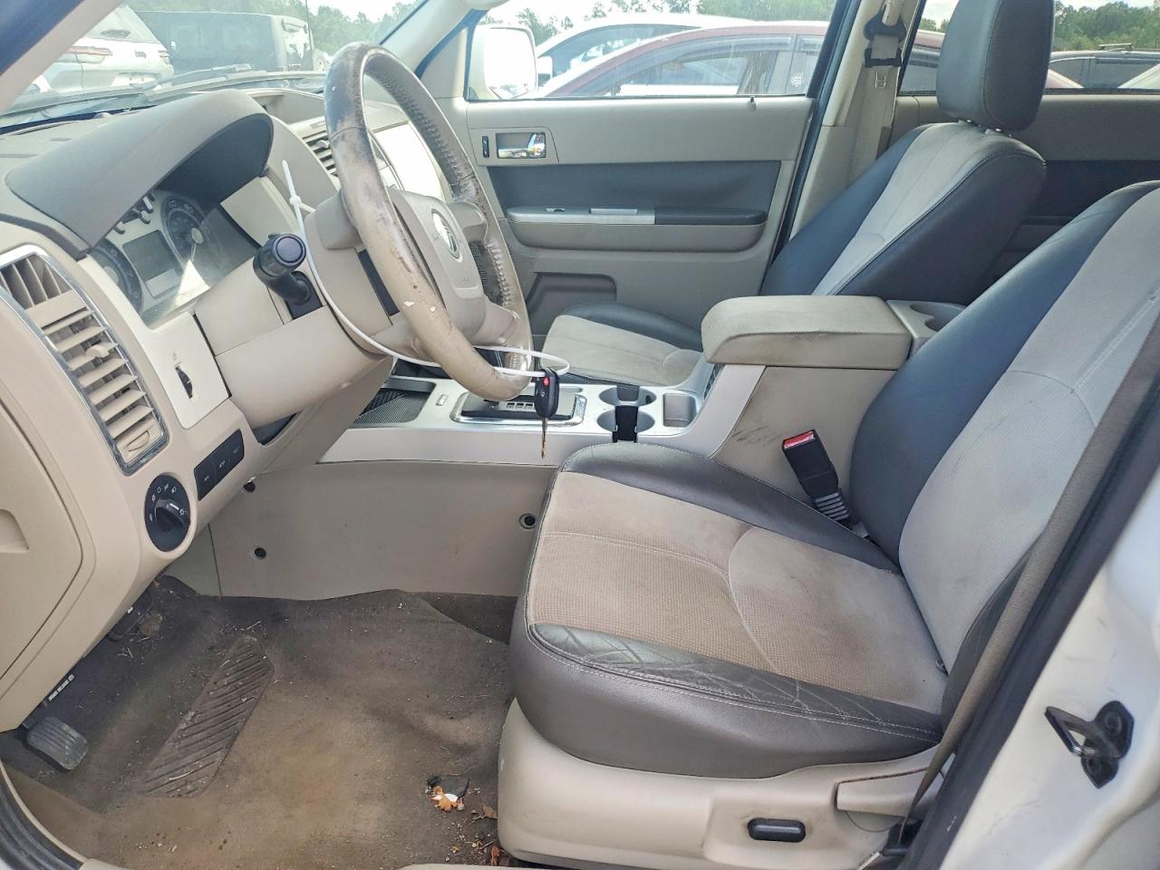 2009 Mercury Mariner Premier White vin: 4M2CU977X9KJ12518