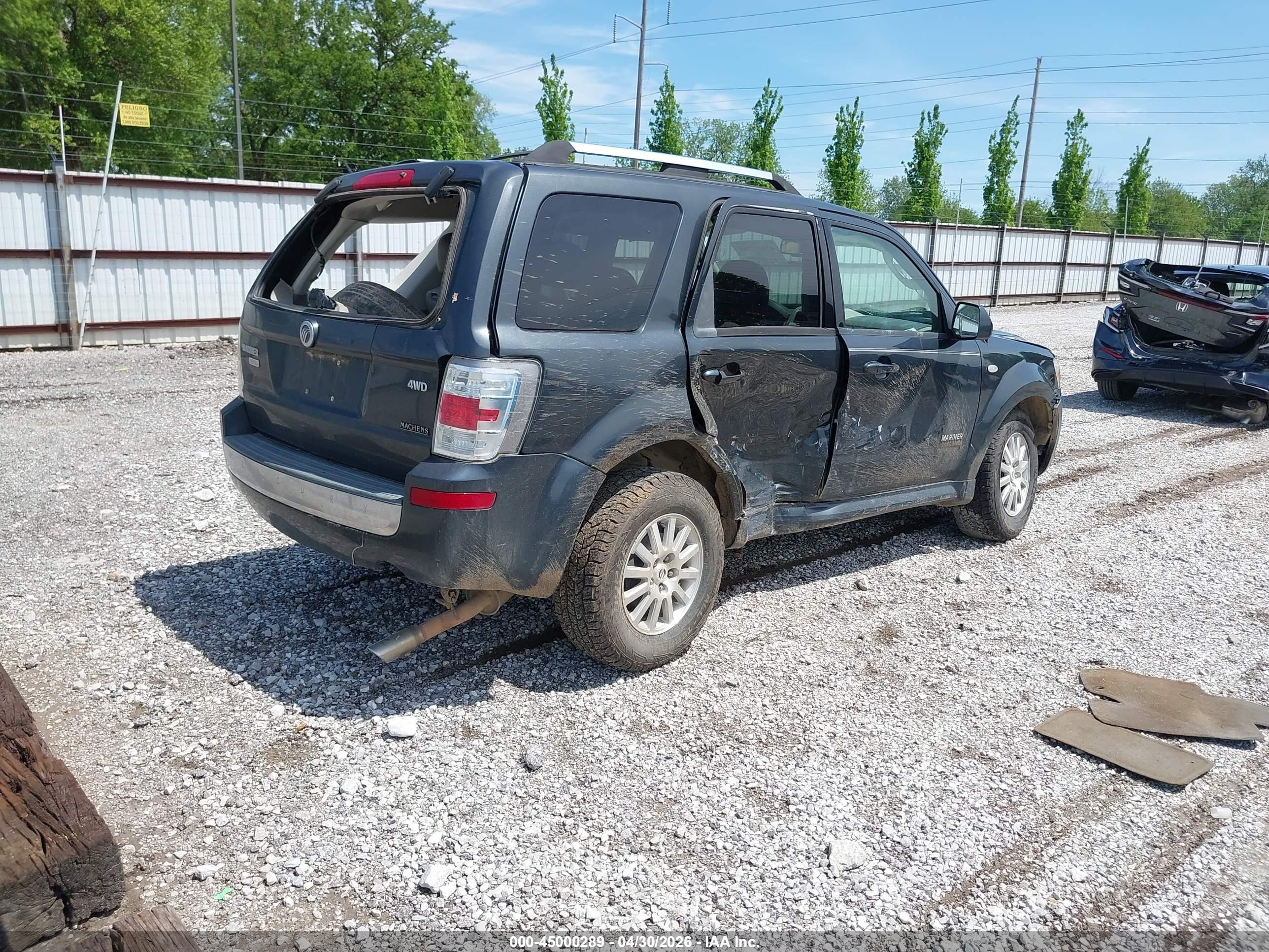 2009 Mercury Mariner Premier V6 Gray vin: 4M2CU97G09KJ19574