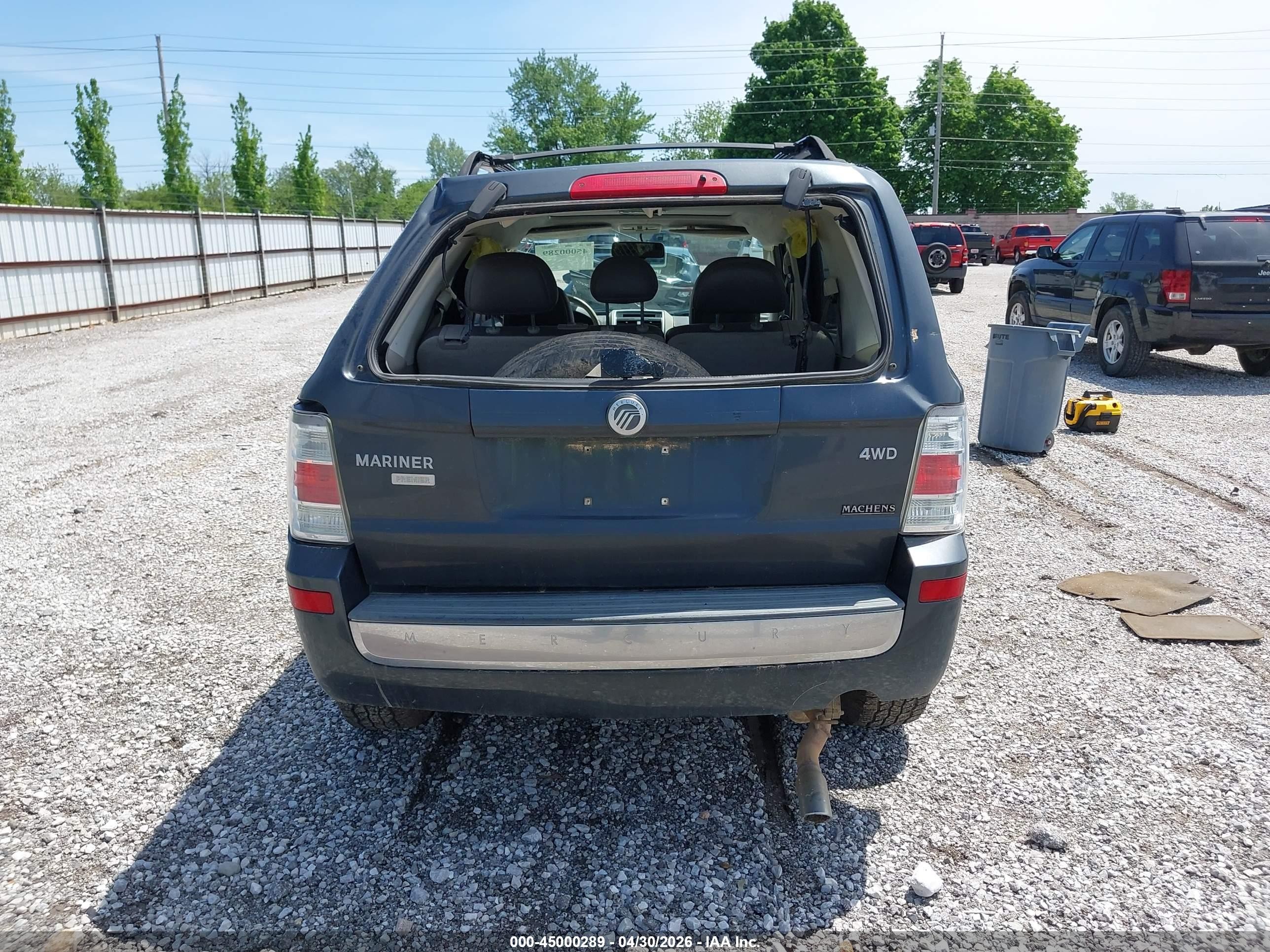2009 Mercury Mariner Premier V6 Gray vin: 4M2CU97G09KJ19574