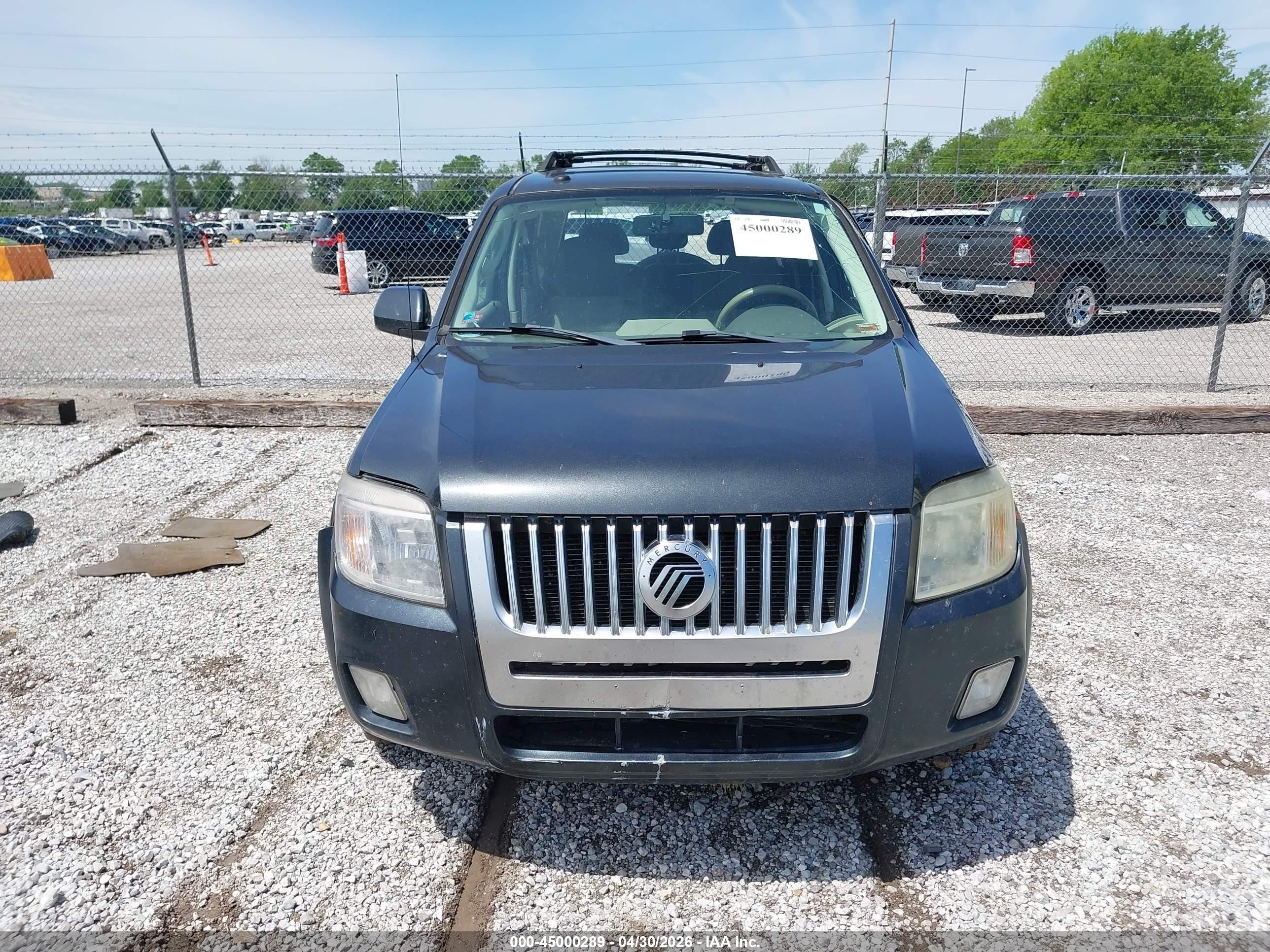 2009 Mercury Mariner Premier V6 Gray vin: 4M2CU97G09KJ19574