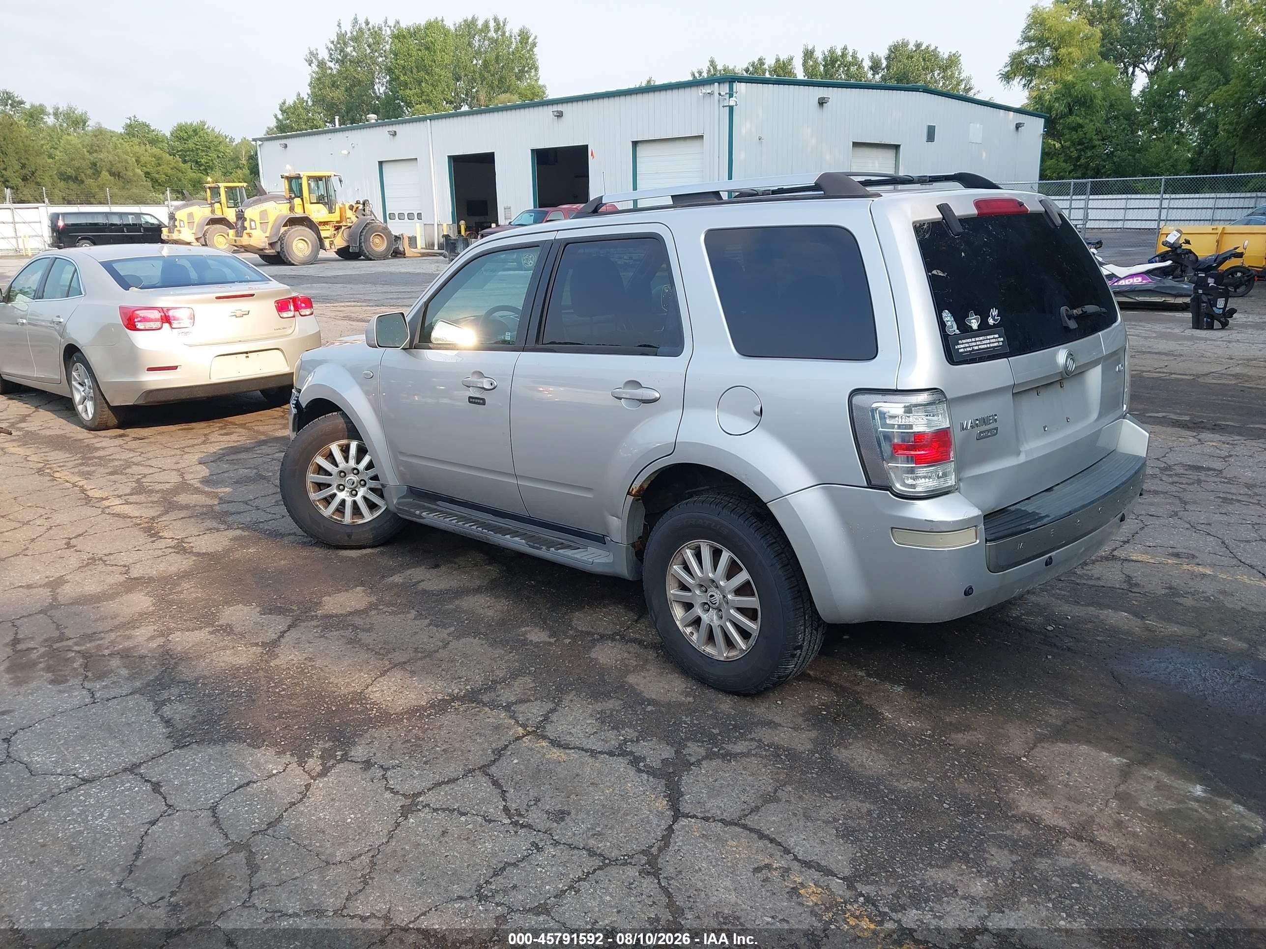 2009 Mercury Mariner Premier V6 Silver vin: 4M2CU97G29KJ21486