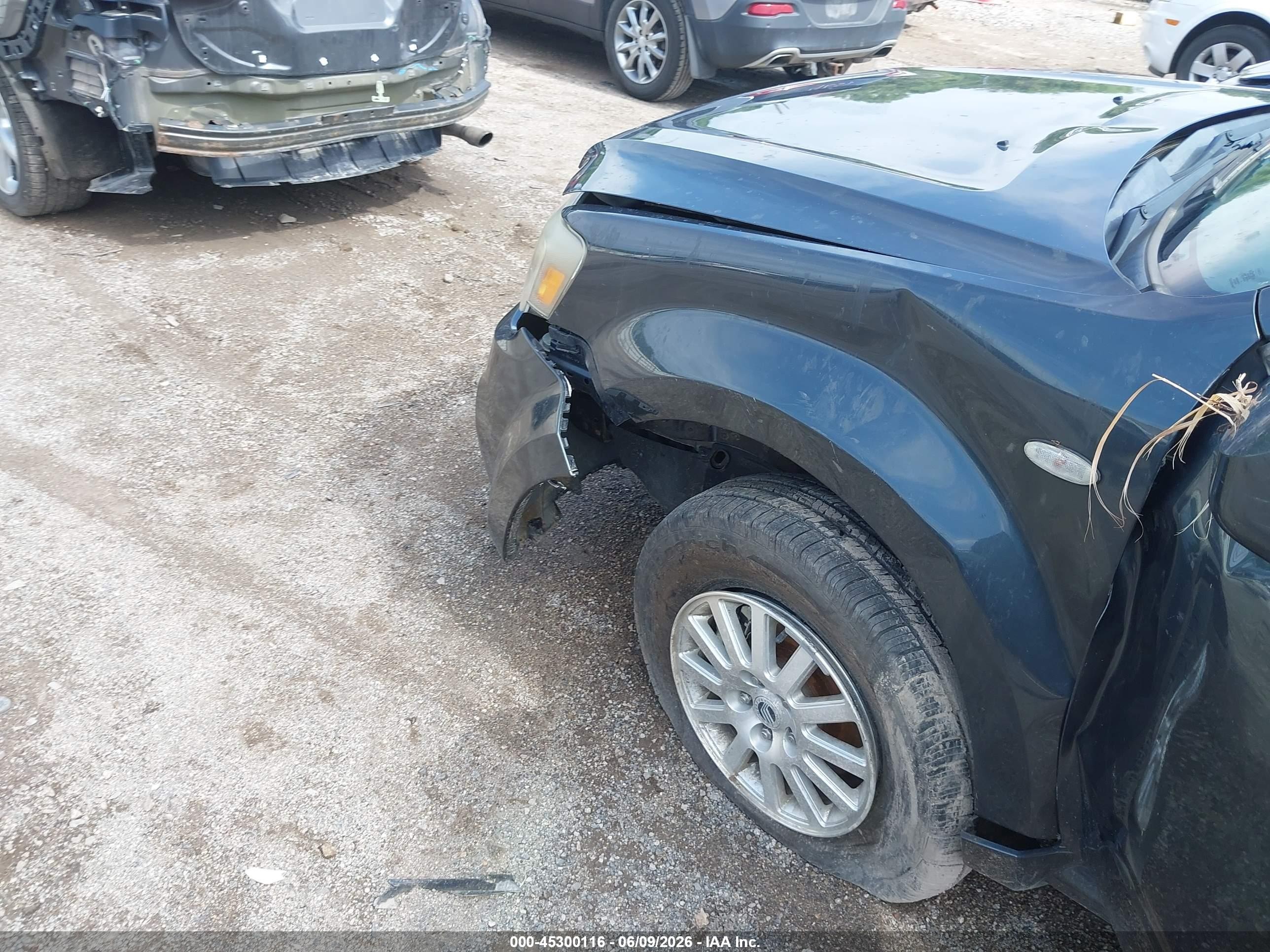 2009 Mercury Mariner Premier V6 Серый vin: 4M2CU97G49KJ20355