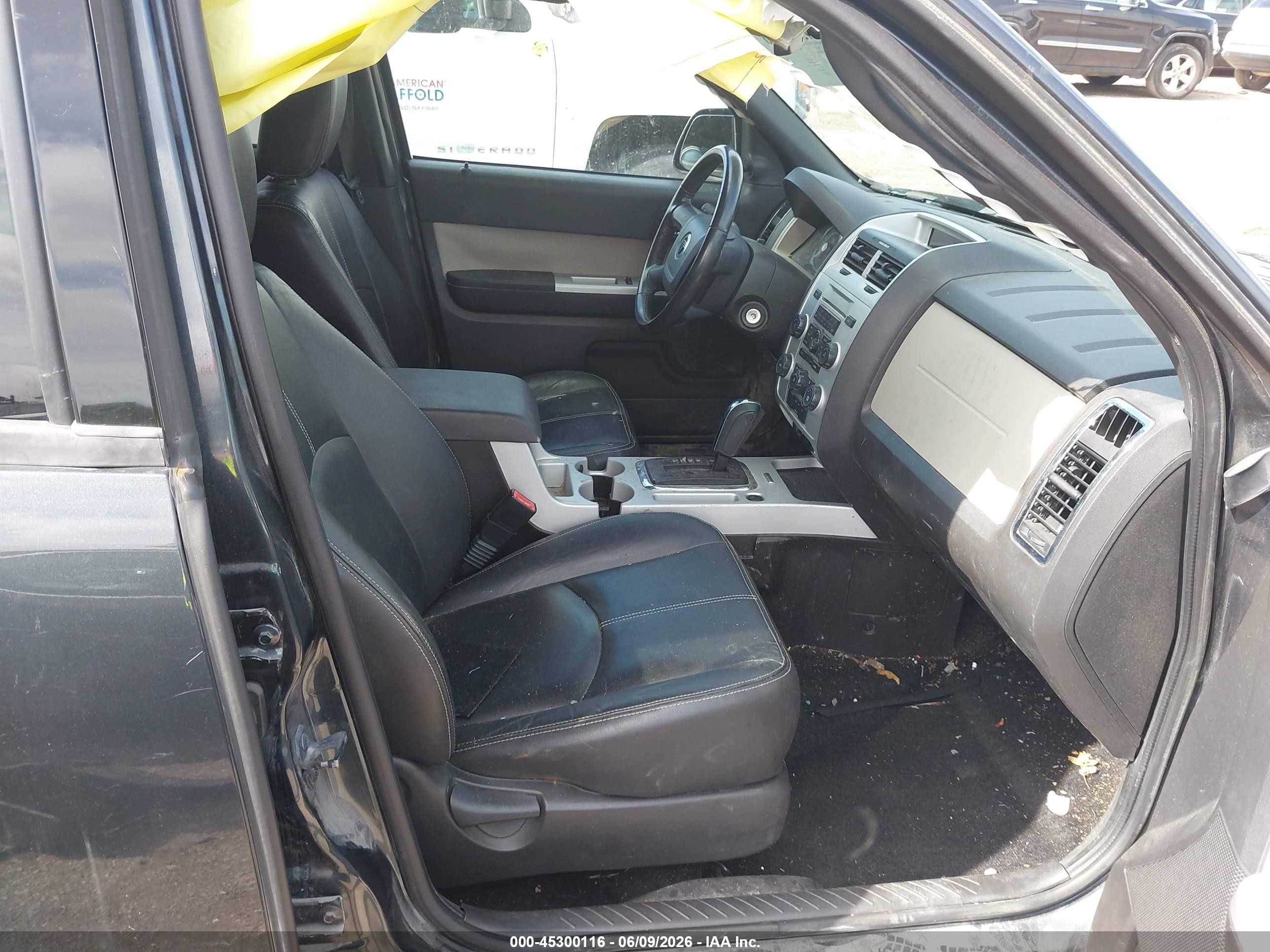 2009 Mercury Mariner Premier V6 Серый vin: 4M2CU97G49KJ20355