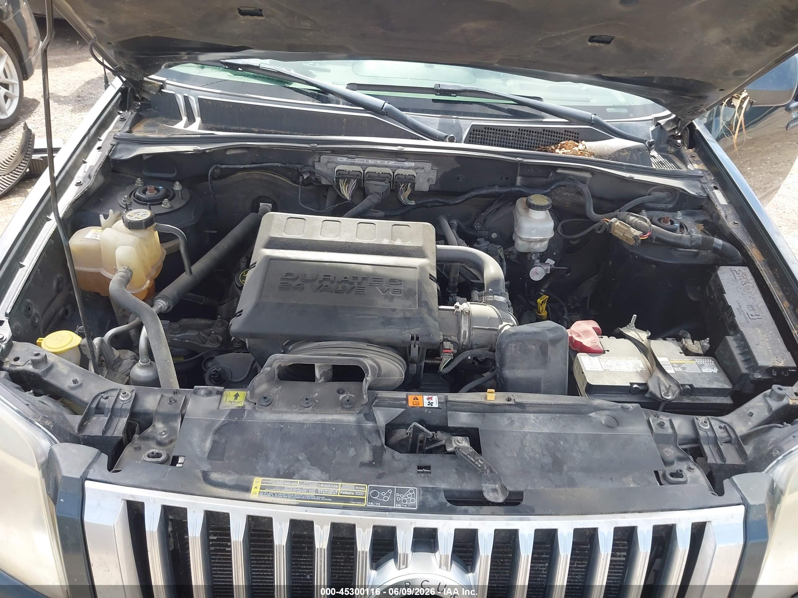 2009 Mercury Mariner Premier V6 Серый vin: 4M2CU97G49KJ20355
