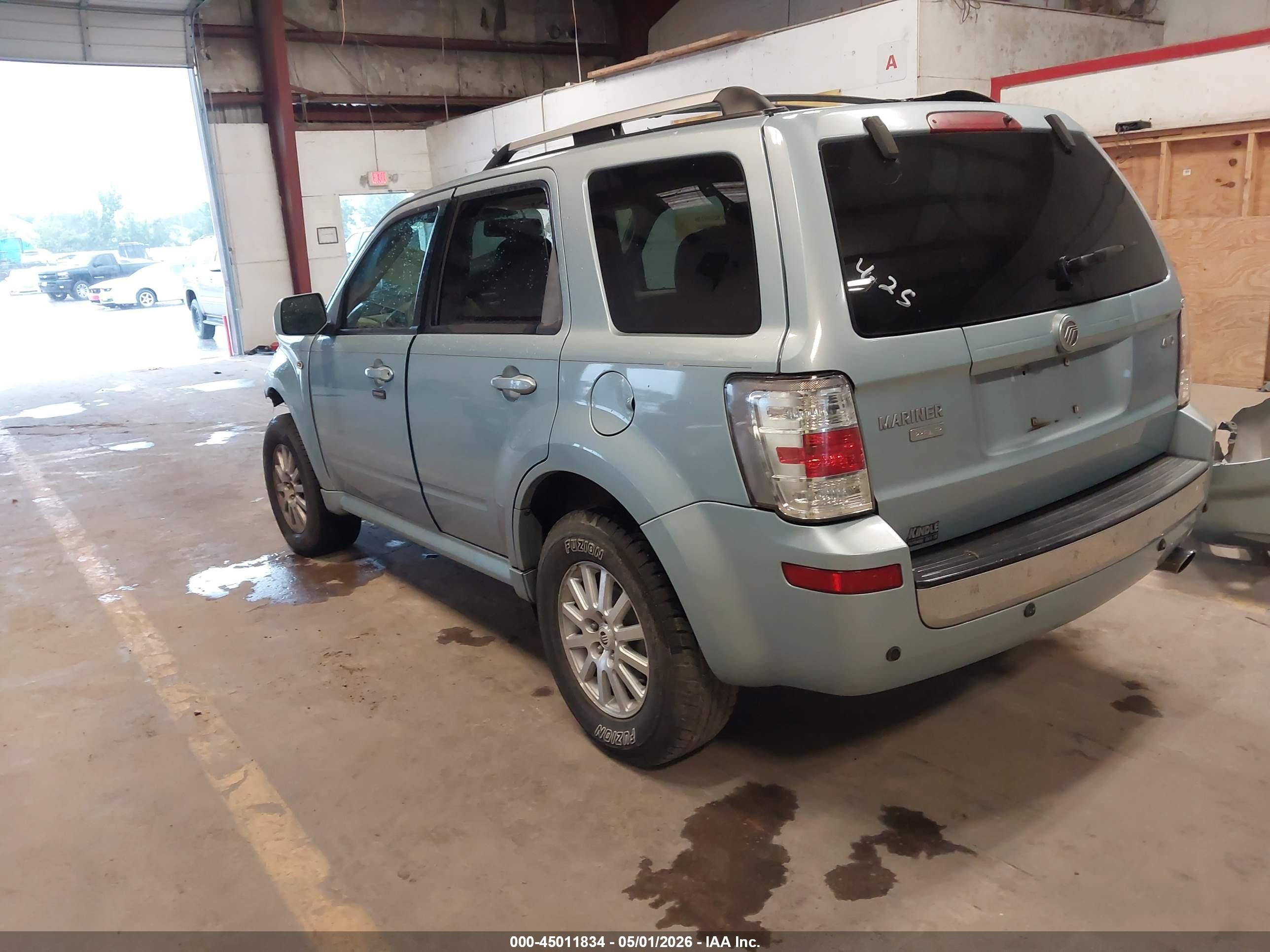 2009 Mercury Mariner Premier V6 Green vin: 4M2CU97G59KJ00907
