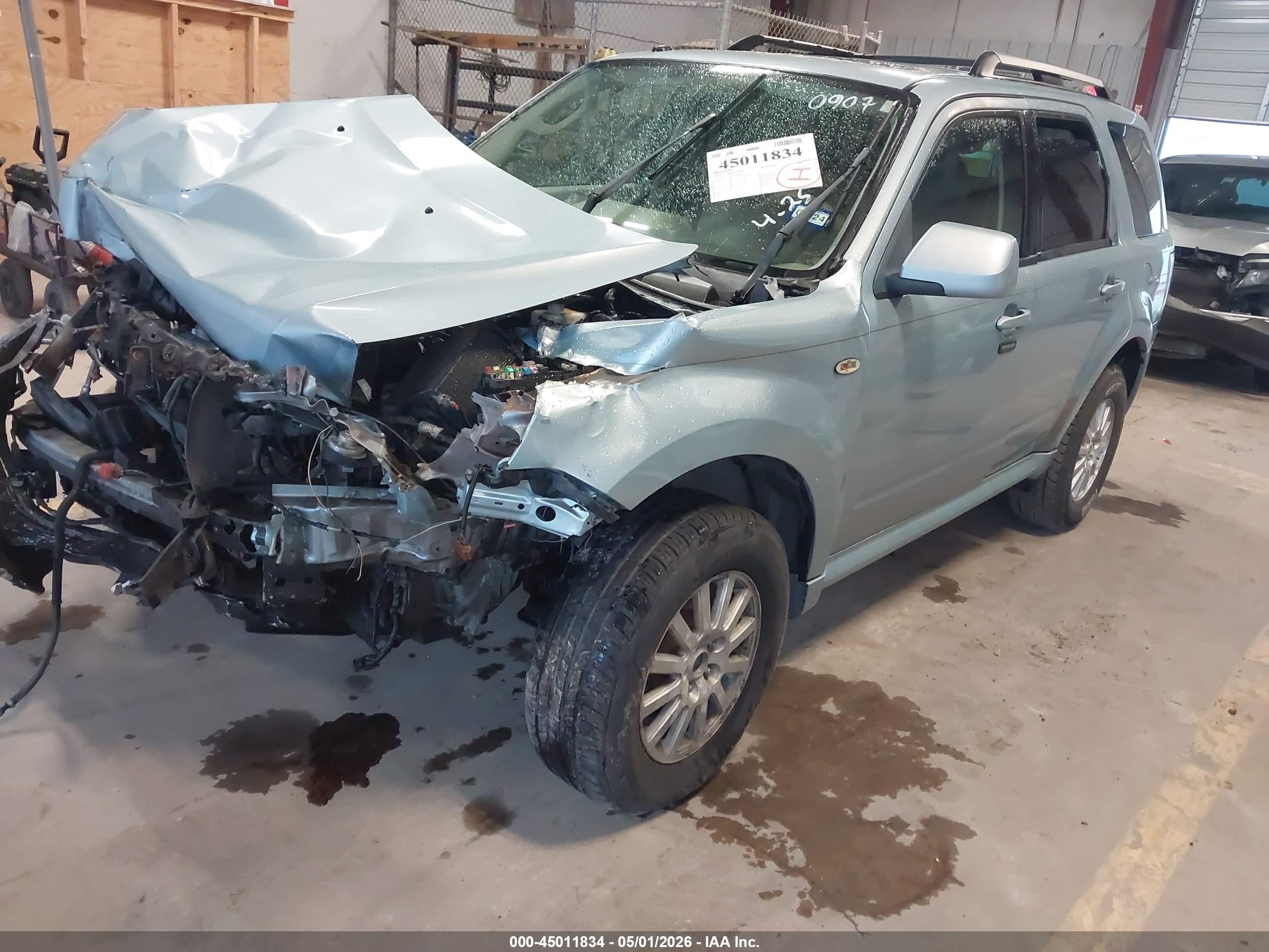 2009 Mercury Mariner Premier V6 Green vin: 4M2CU97G59KJ00907