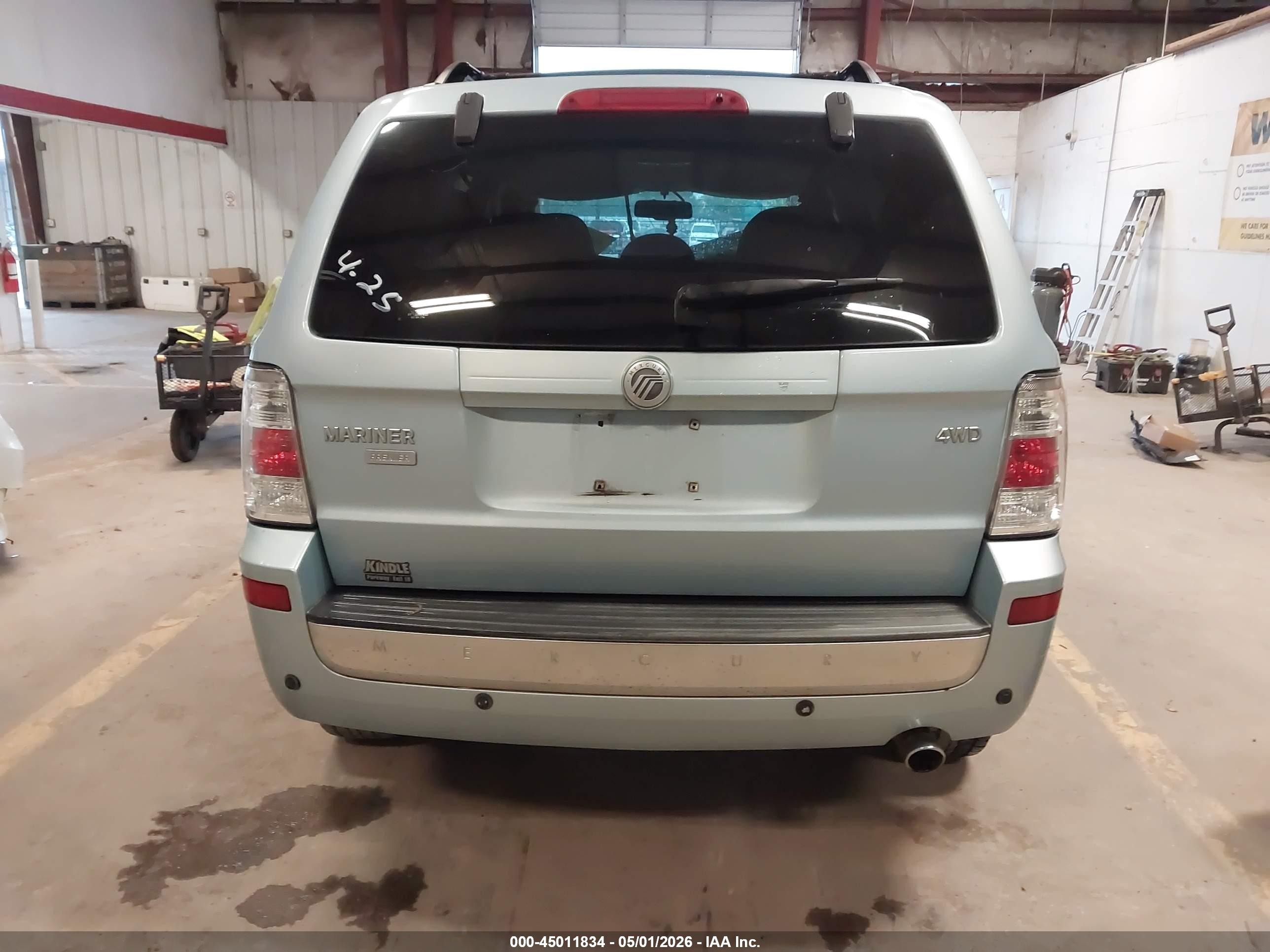 2009 Mercury Mariner Premier V6 Green vin: 4M2CU97G59KJ00907
