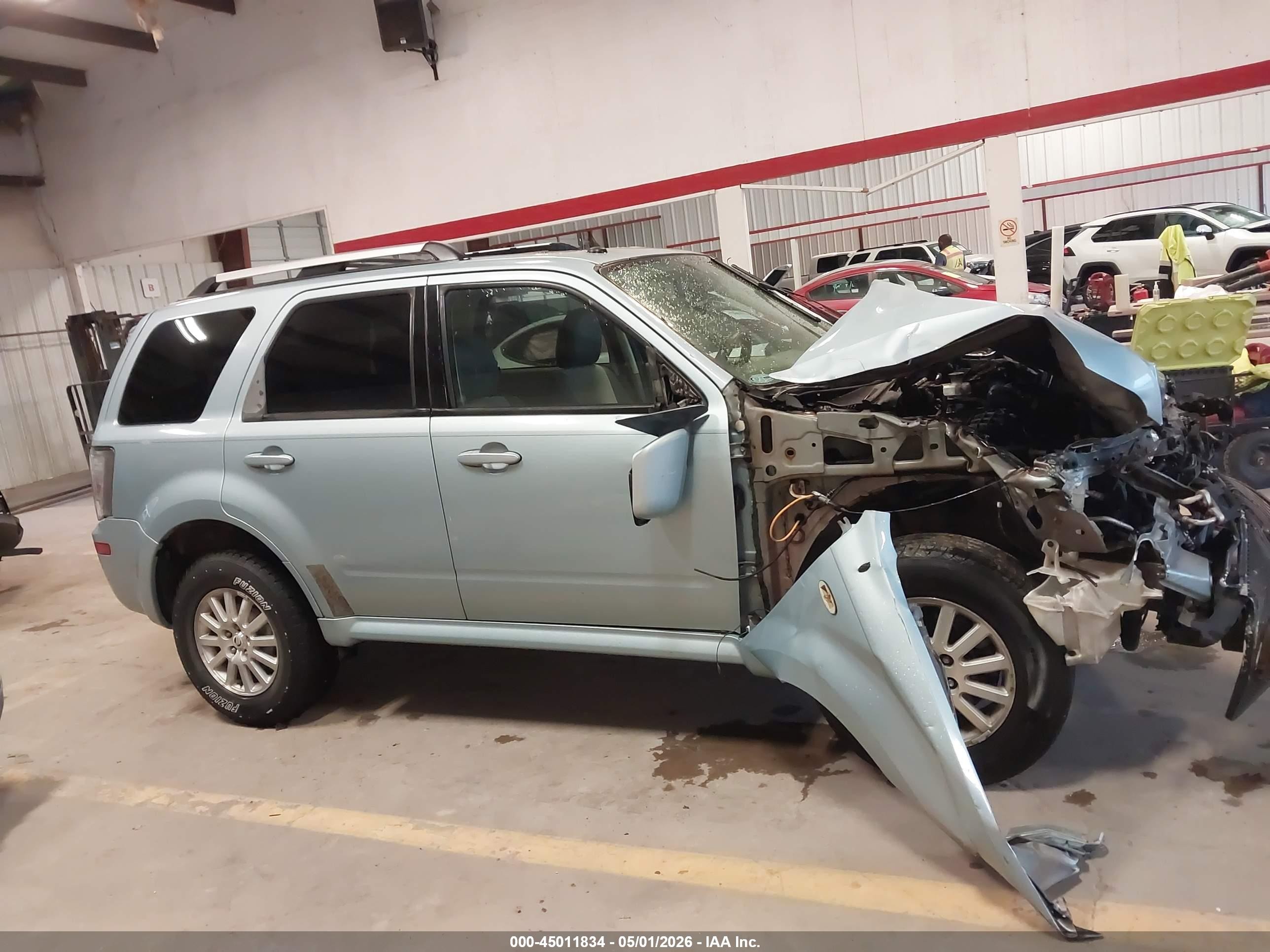 2009 Mercury Mariner Premier V6 Green vin: 4M2CU97G59KJ00907