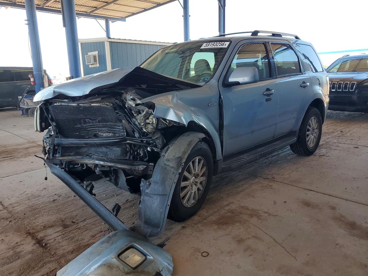 2009 Mercury Mariner Premier Blue vin: 4M2CU97G59KJ15942