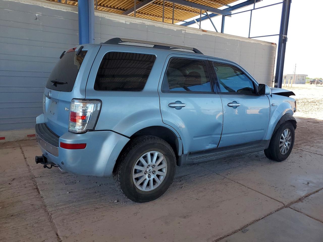2009 Mercury Mariner Premier Blue vin: 4M2CU97G59KJ15942