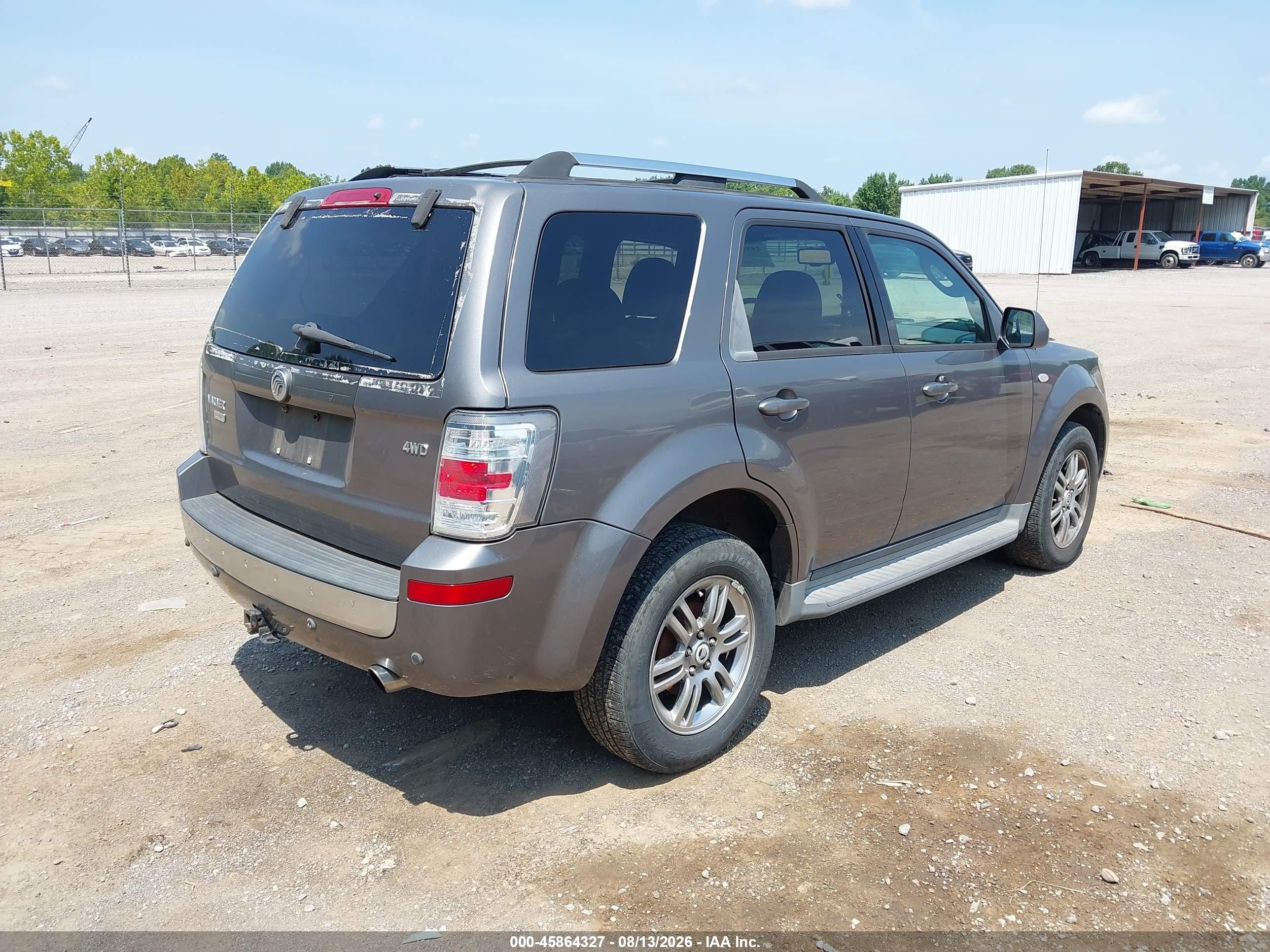 2009 Mercury Mariner Premier V6 Silver vin: 4M2CU97GX9KJ03317