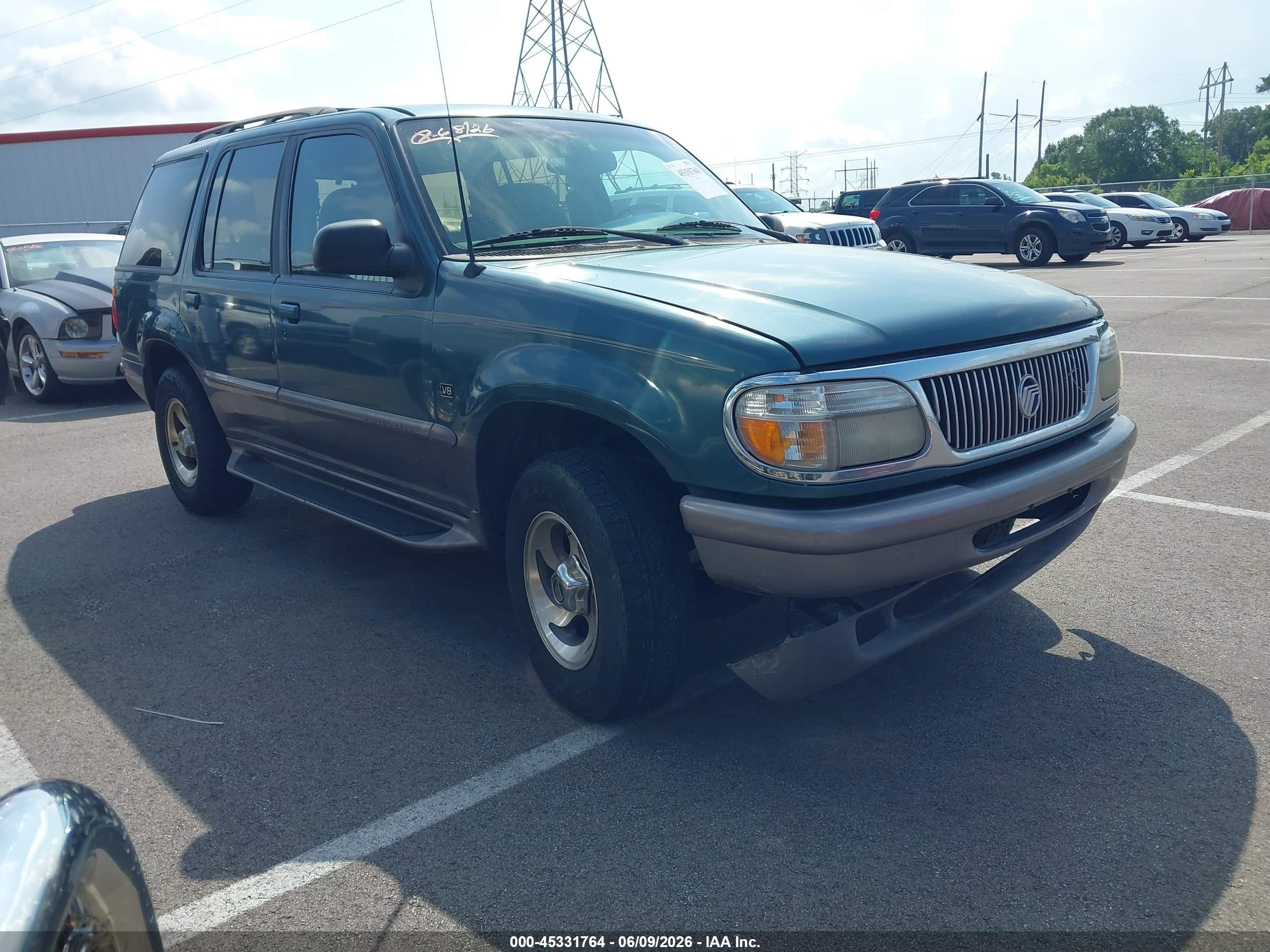 1997 Mercury Mountaineer   Green vin: 4M2DU52P5VUJ36468