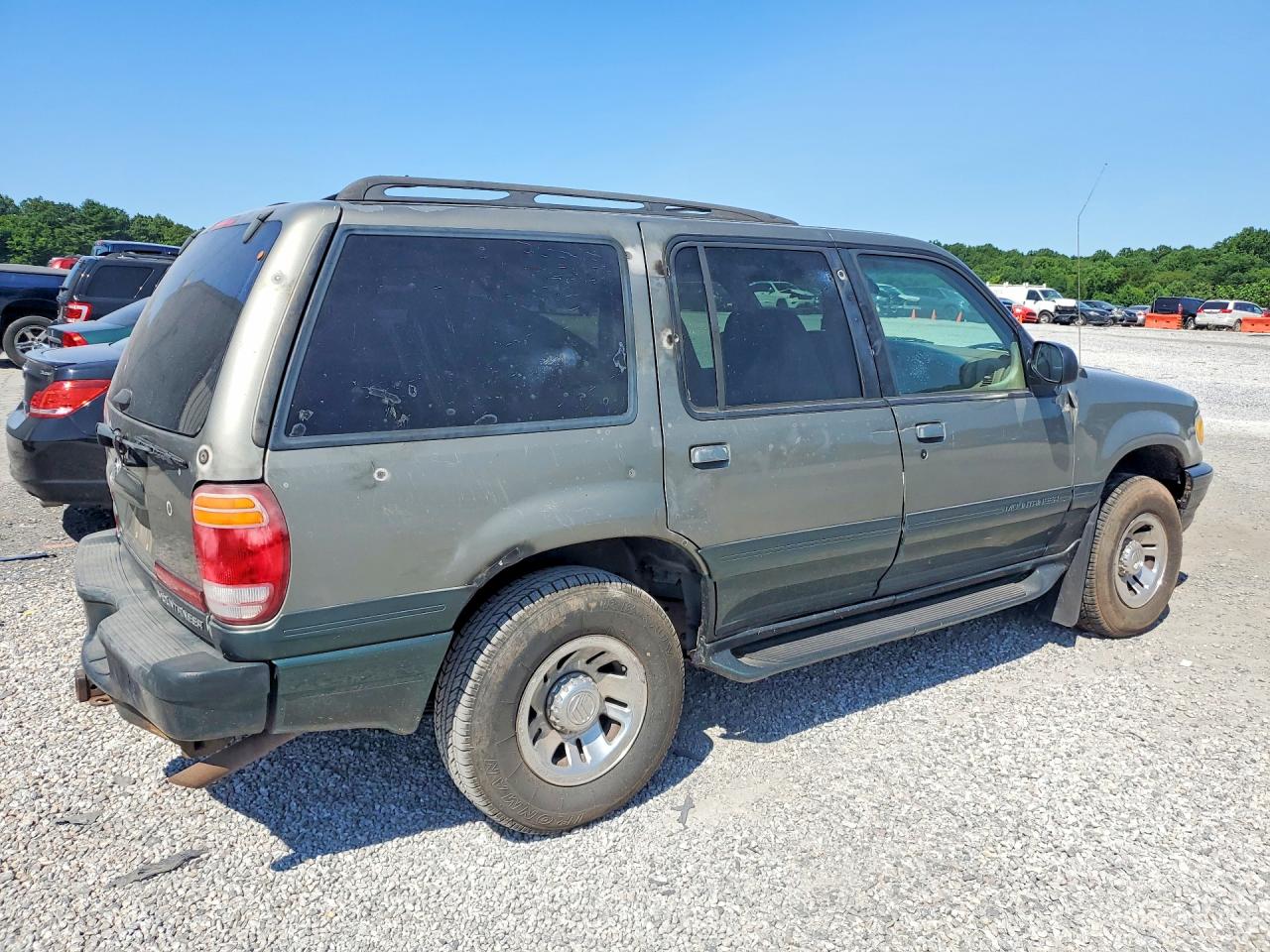 1999 Mercury Mountaineer Green vin: 4M2DU54E9XUJ31529