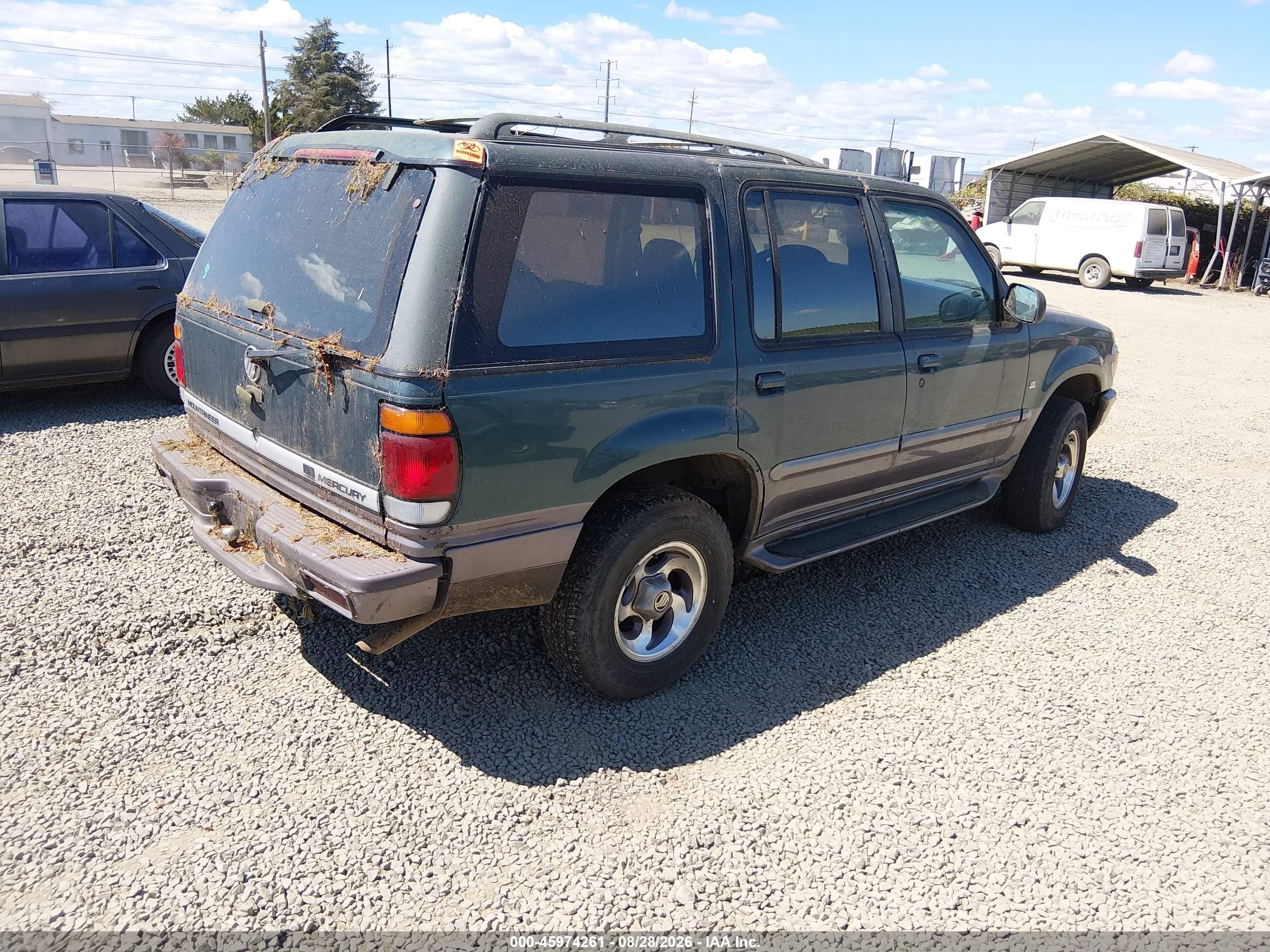 1997 Mercury Mountaineer   Green vin: 4M2DU55P0VUJ09979