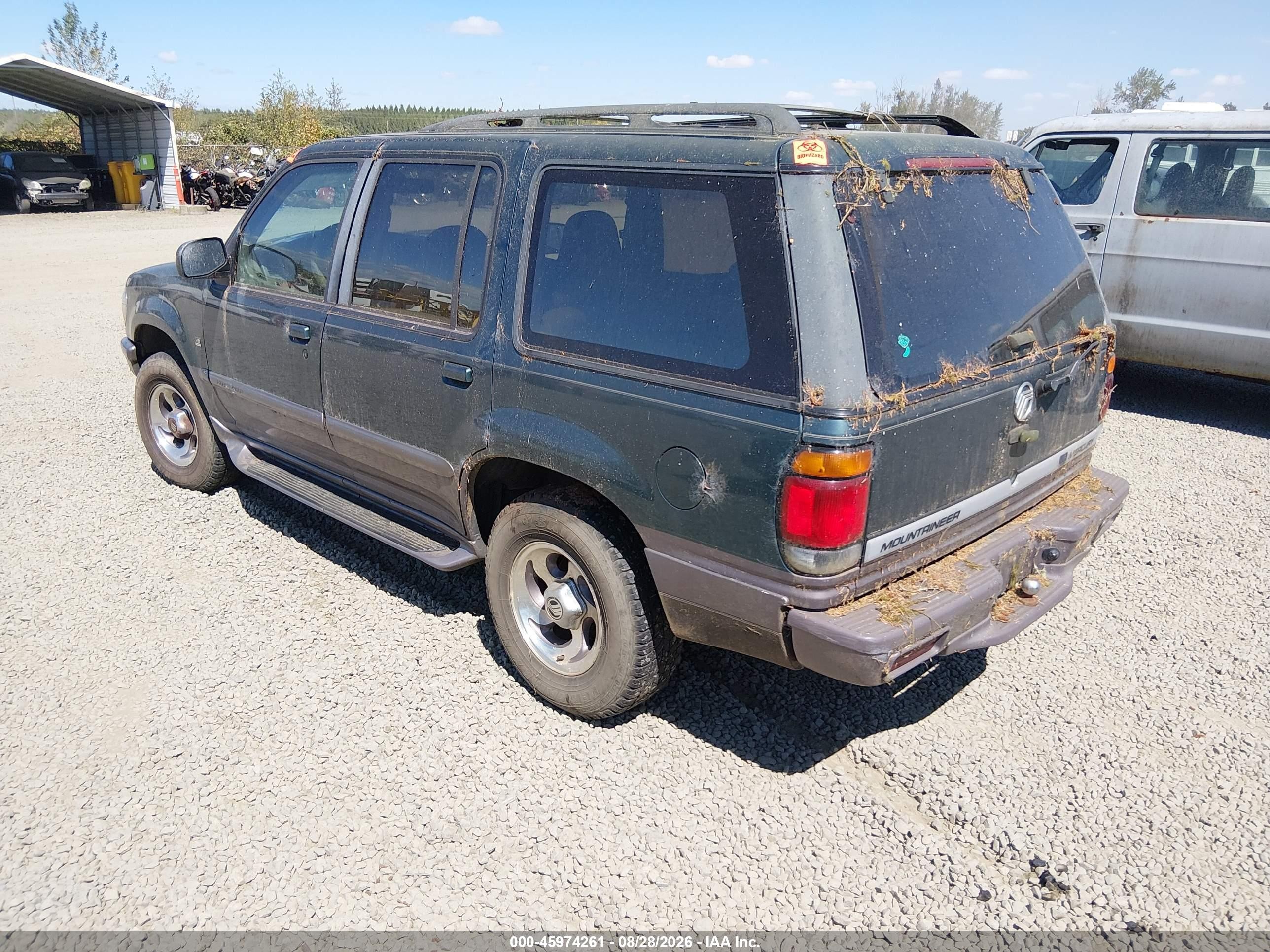 1997 Mercury Mountaineer   Green vin: 4M2DU55P0VUJ09979