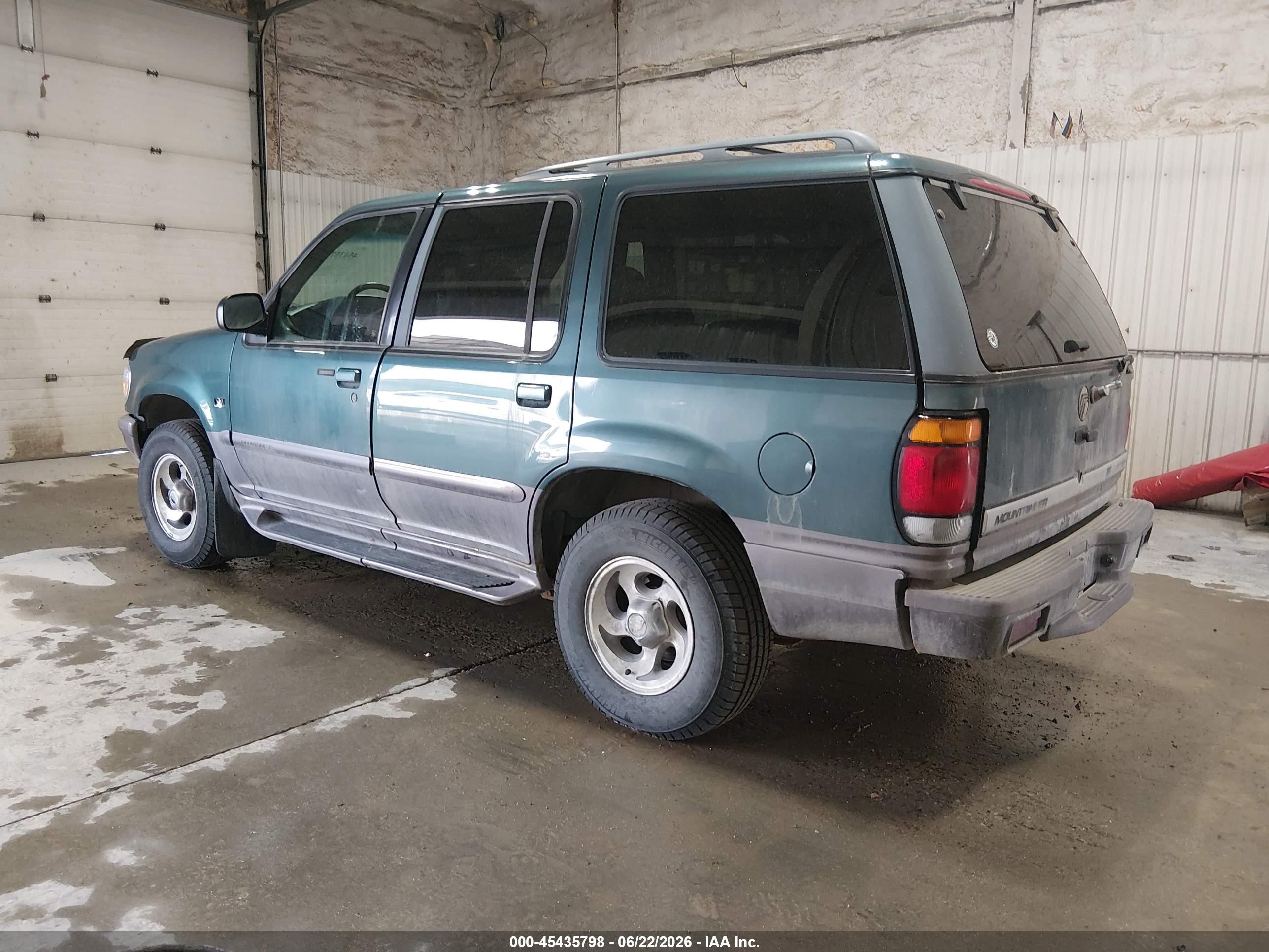 1997 Mercury Mountaineer   Темно-бордовый vin: 4M2DU55P1VUJ63341