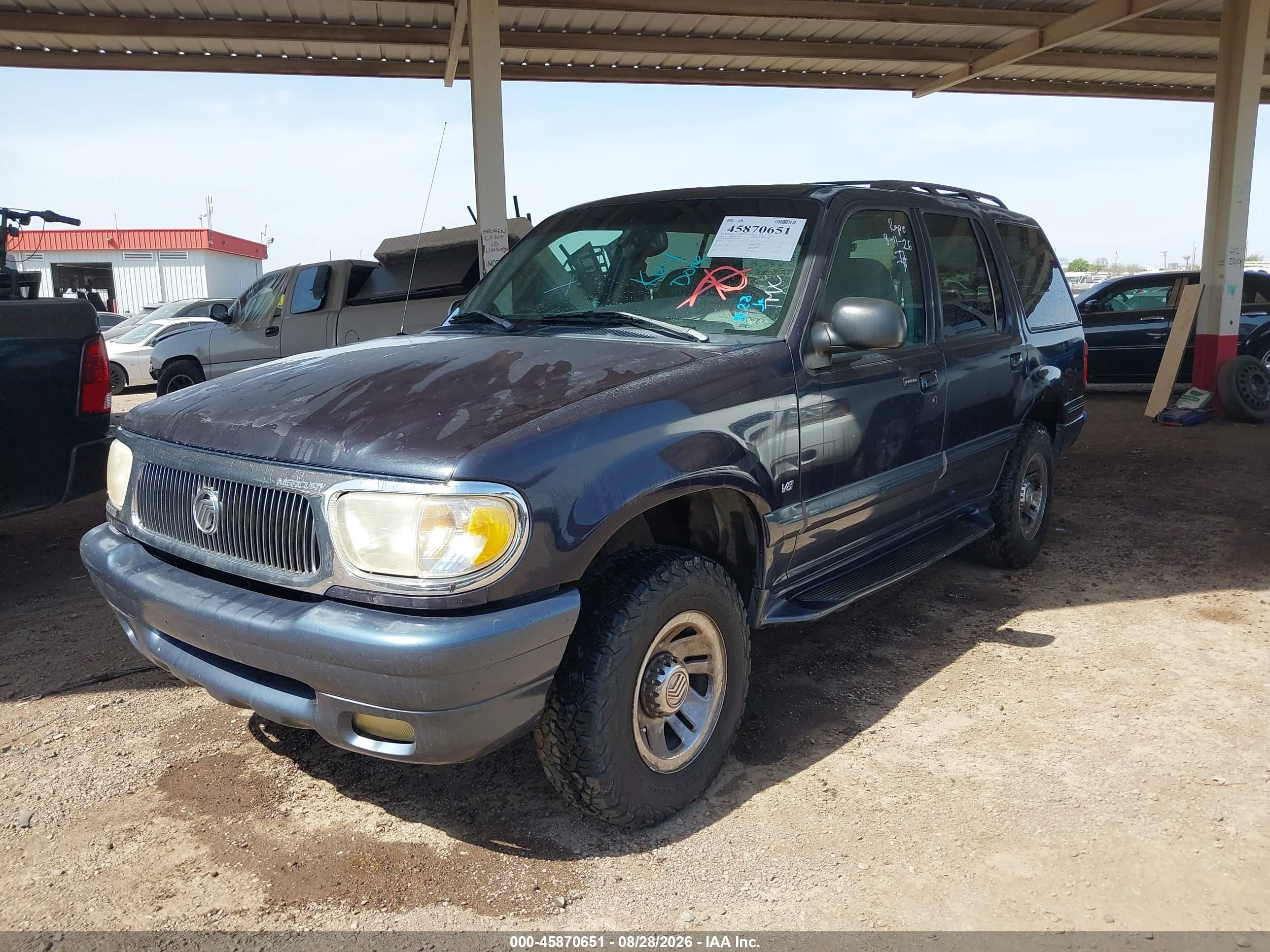 1999 Mercury Mountaineer Black vin: 4M2DU55P1XUJ24249
