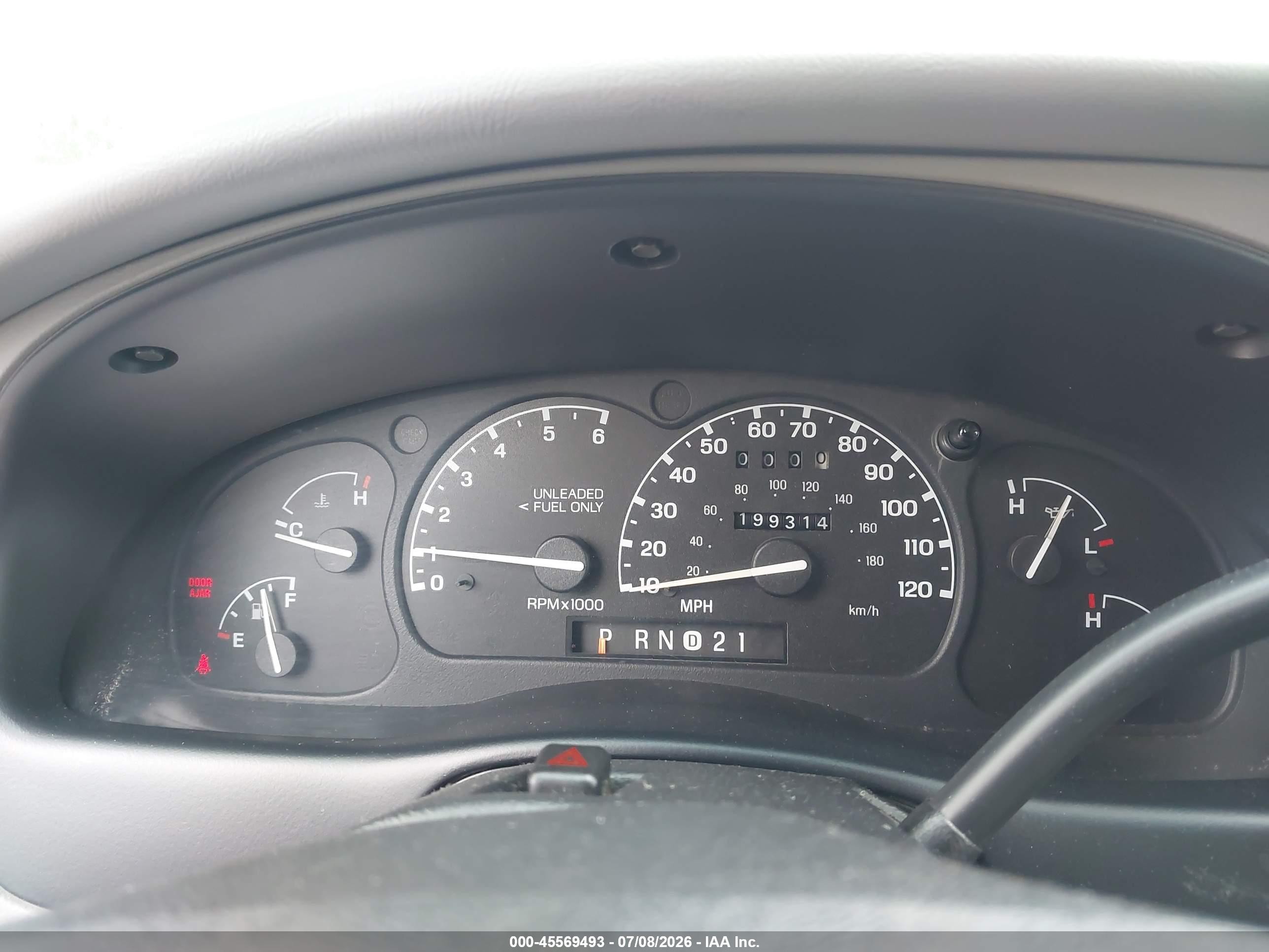 1997 Mercury Mountaineer   Красный vin: 4M2DU55P5VUJ12912