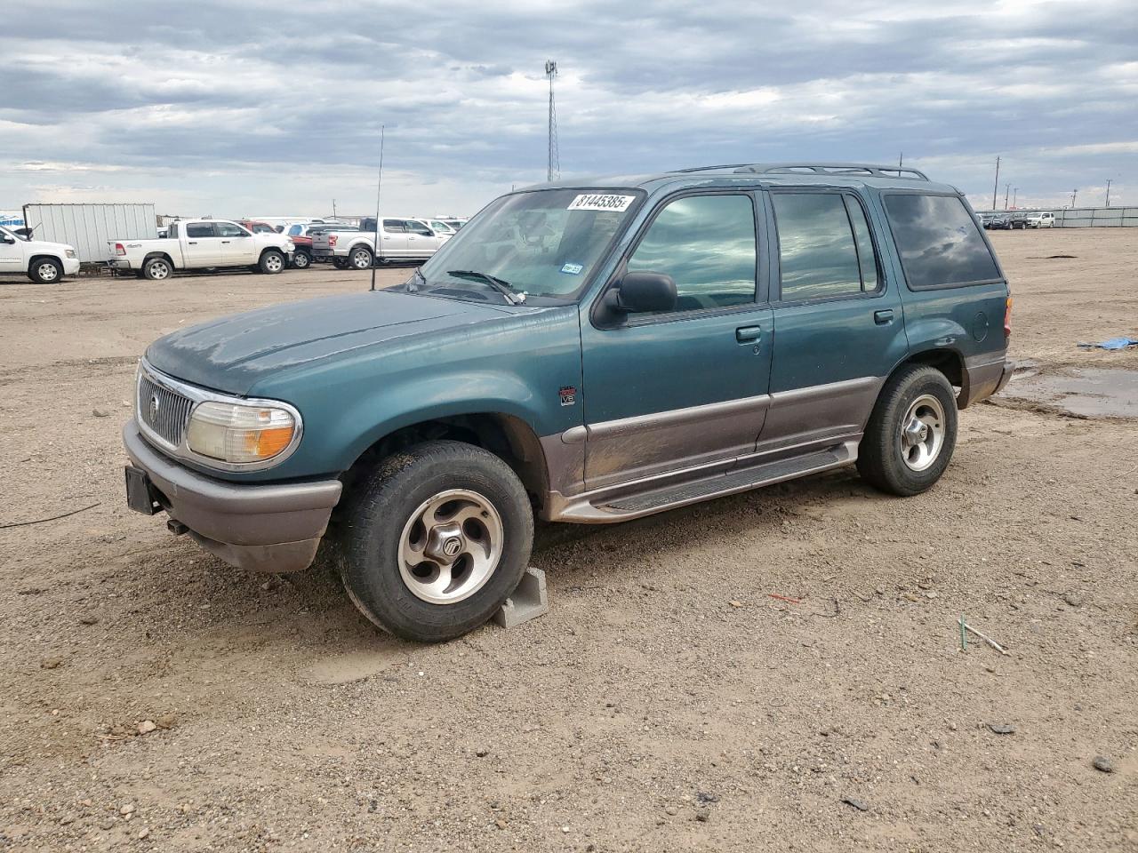1997 Mercury Mountaineer Green vin: 4M2DU55P7VUJ12782