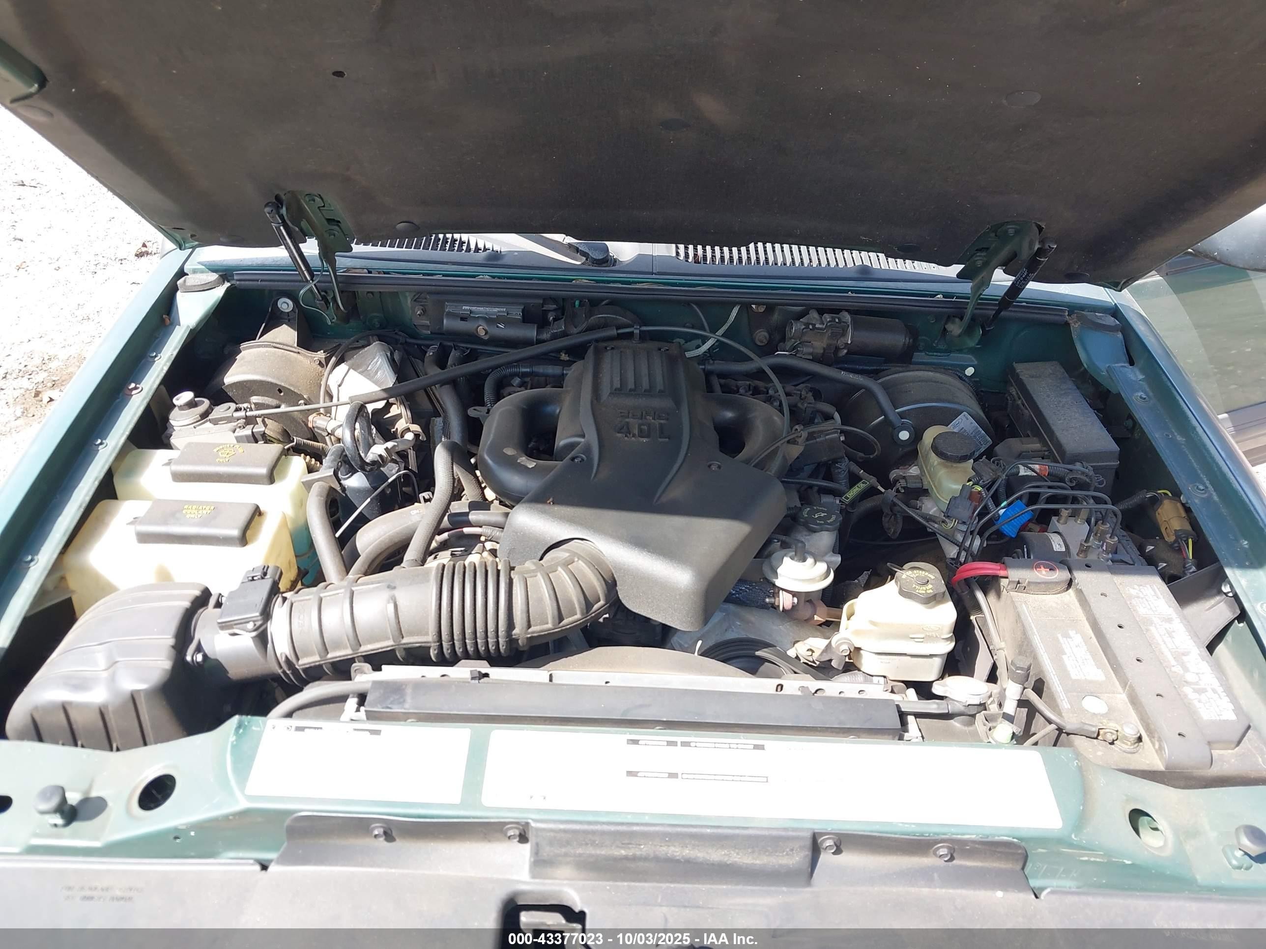 2001 Mercury Mountaineer   Green vin: 4M2DU66E51UJ01230