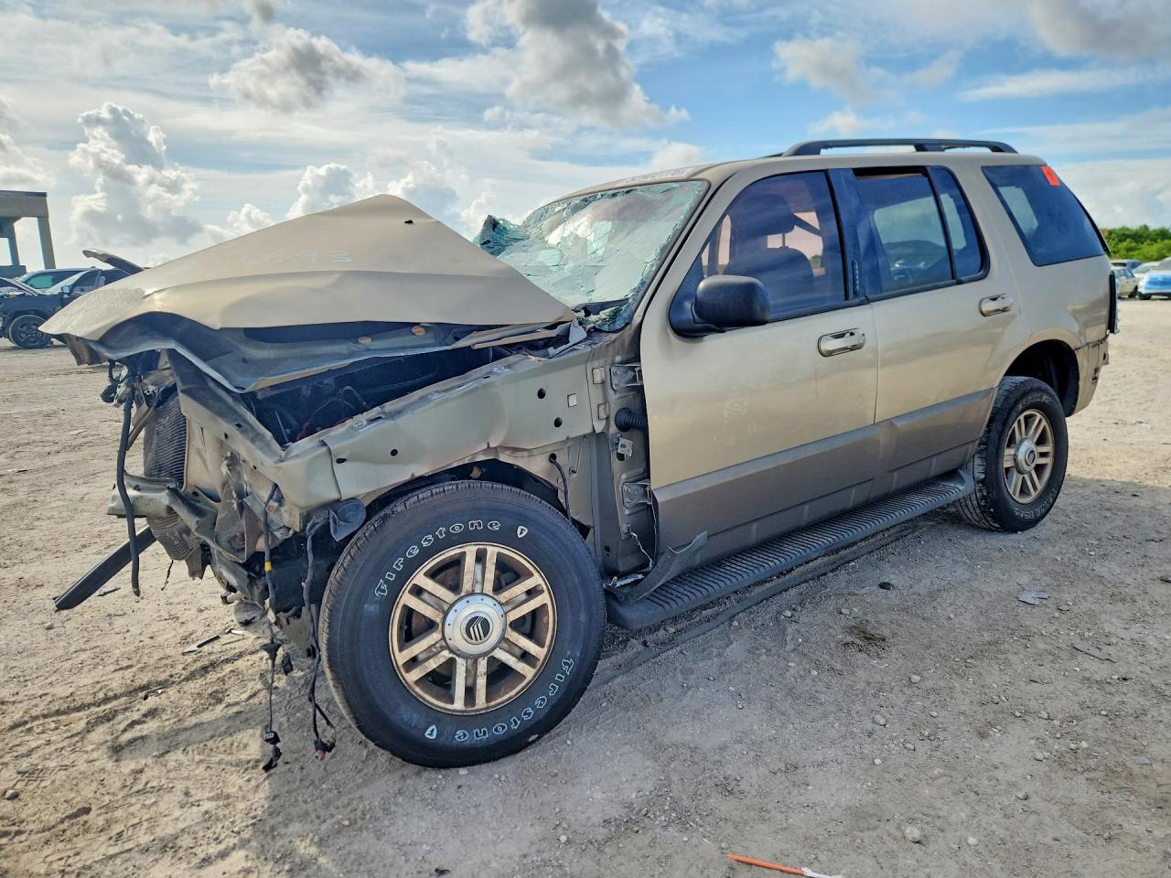 2003 Mercury Mountaineer Gold vin: 4M2DU66K03UJ15593