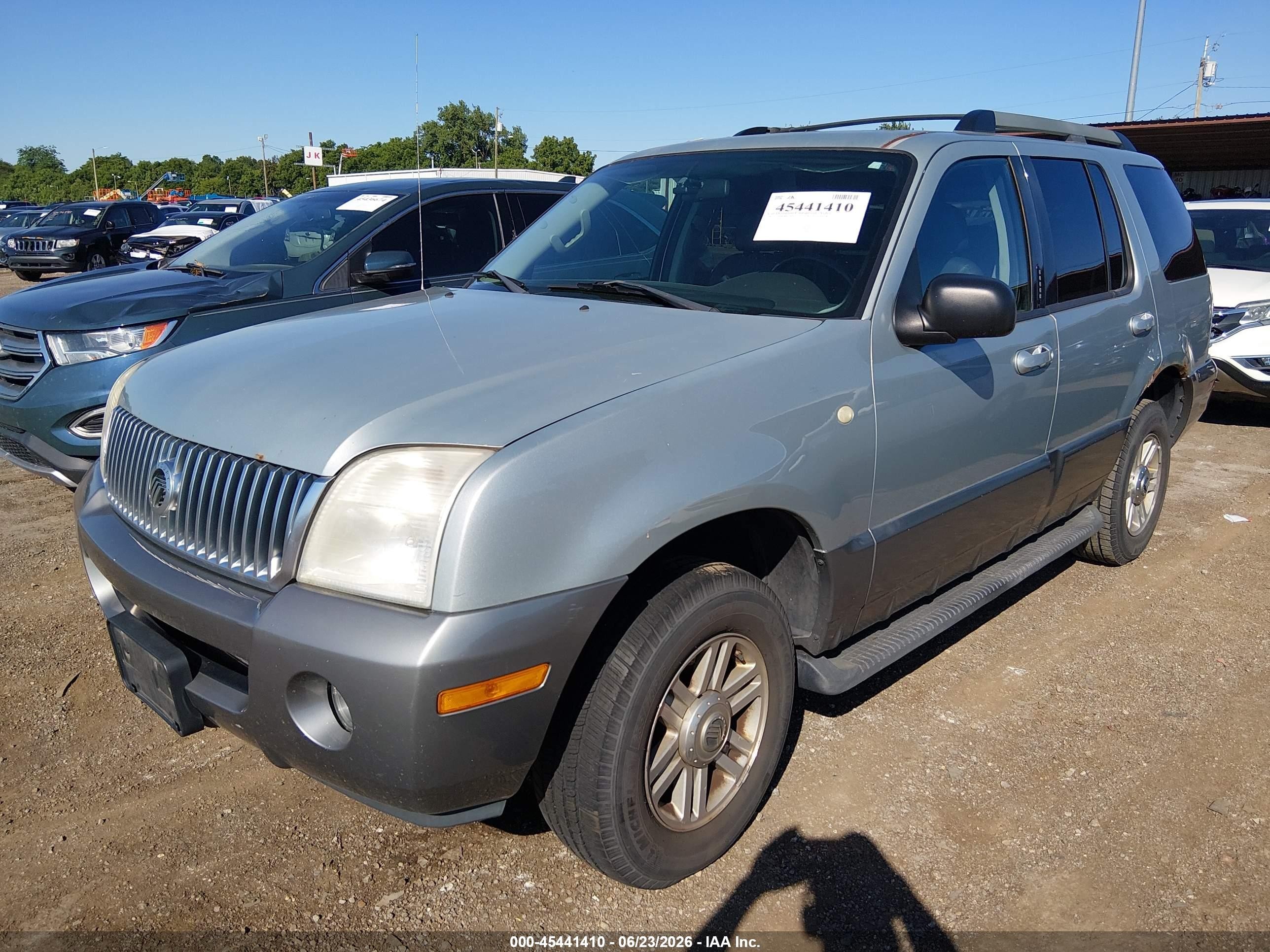 2005 Mercury Mountaineer   Light Blue vin: 4M2DU66K85UJ03033