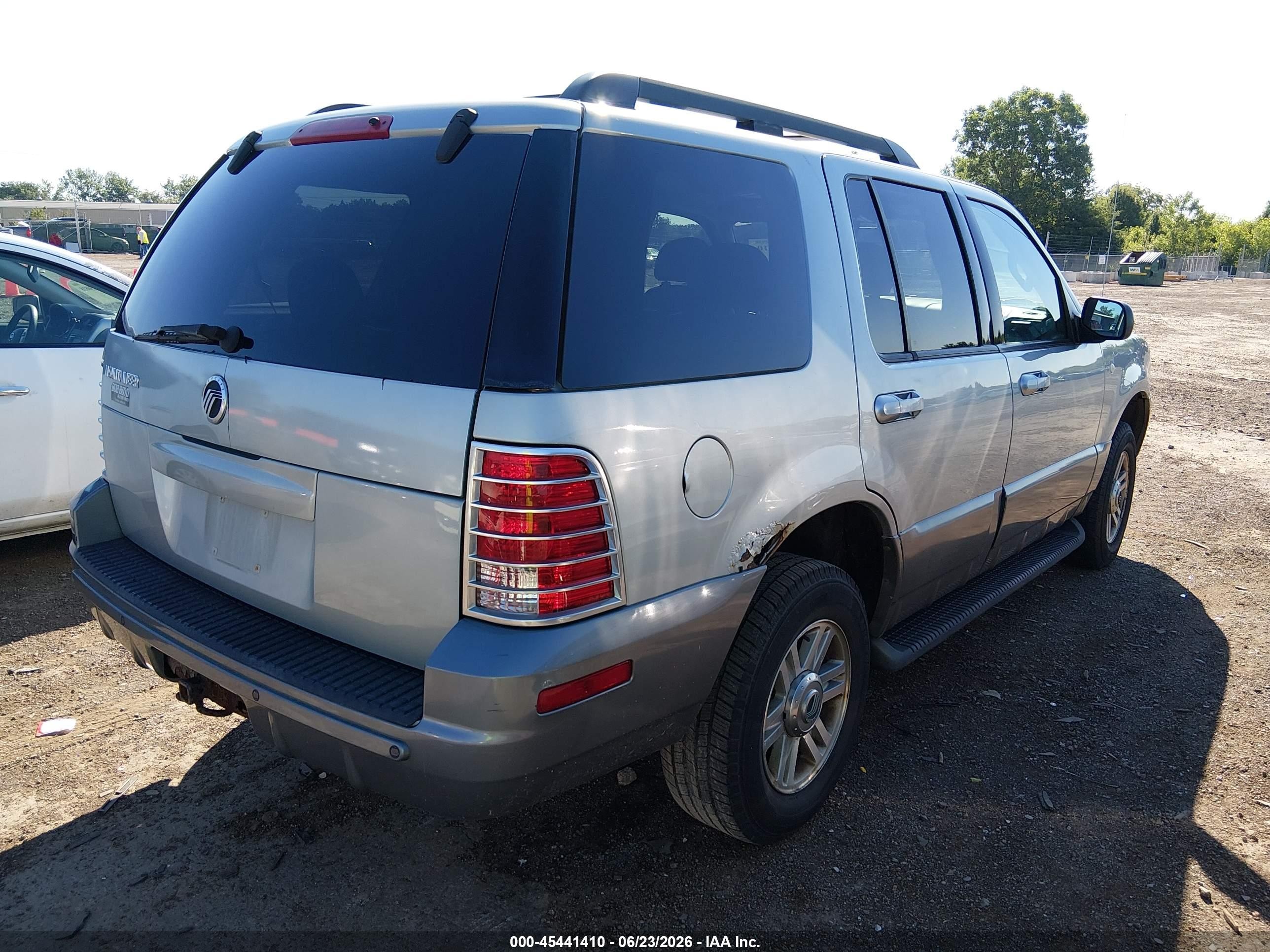 2005 Mercury Mountaineer   Light Blue vin: 4M2DU66K85UJ03033