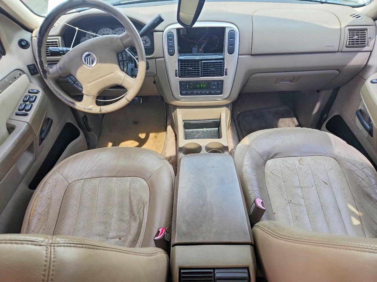 2003 Mercury Mountaineer White vin: 4M2DU66W13ZJ05208